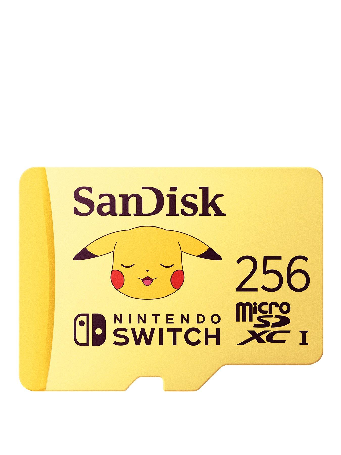 undefined SanDisk Pokemon microSDXC card for Nintendo Switch 256GB, up to 100MB/s Read, 60MB/s Write, U3, C10, A1, UHS-1