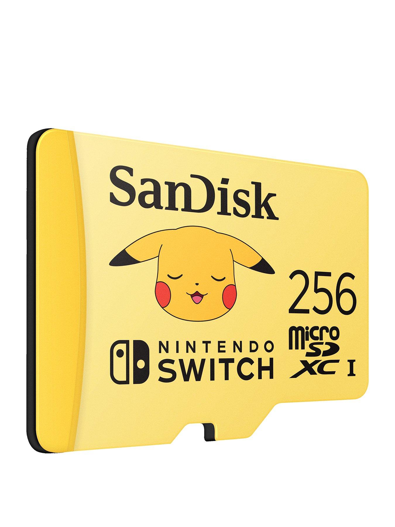 Image 2 of 2 of SanDisk SanDisk Pokemon microSDXC card for Nintendo Switch 256GB, up to 100MB/s Read, 60MB/s Write, U3, C10, A1, UHS-1