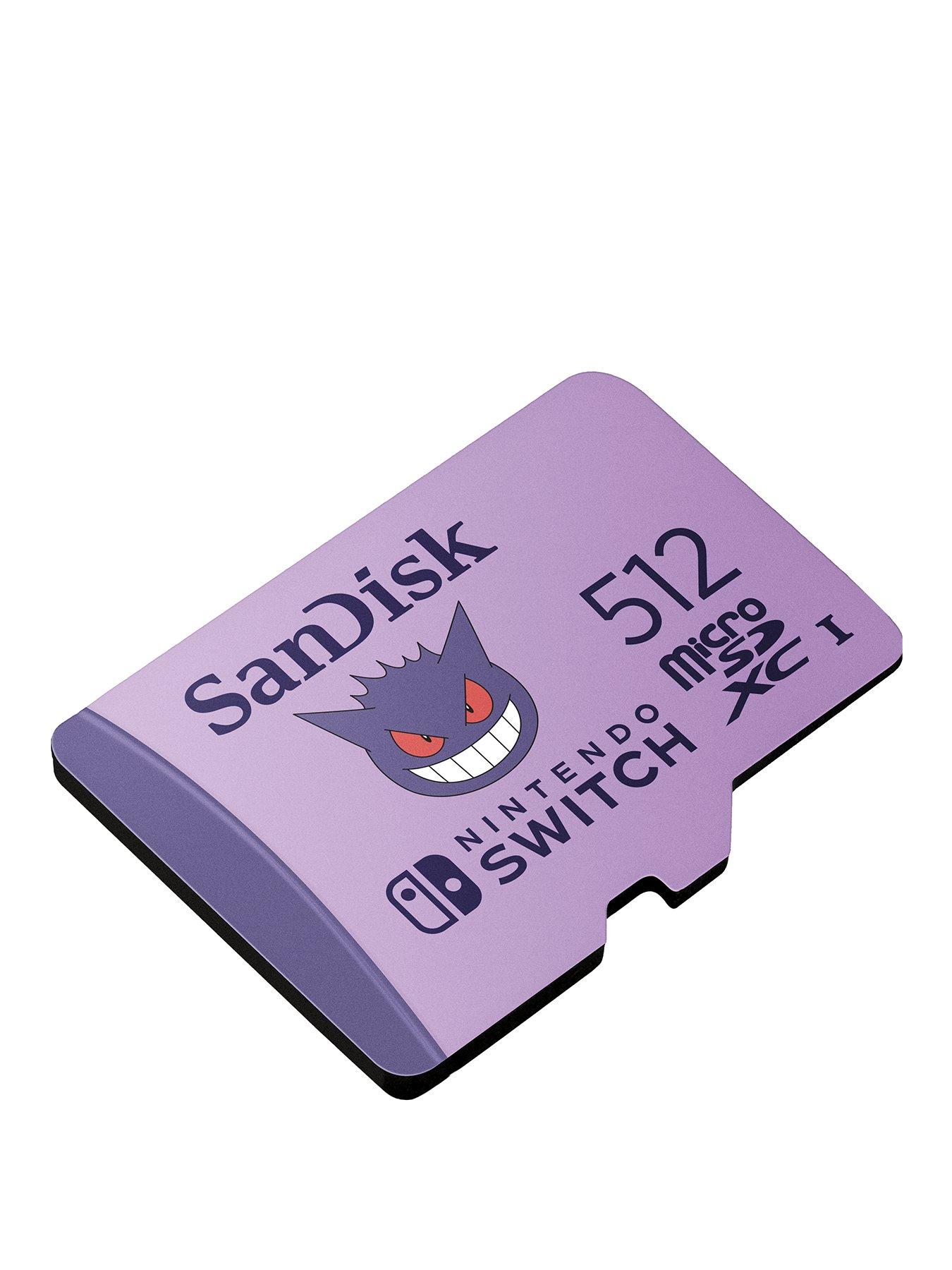 Image 2 of 3 of SanDisk SanDisk Pokemon microSDXC card for Nintendo Switch 512GB, up to 100MB/s Read, 60MB/s Write, U3, C10, A1, UHS-1