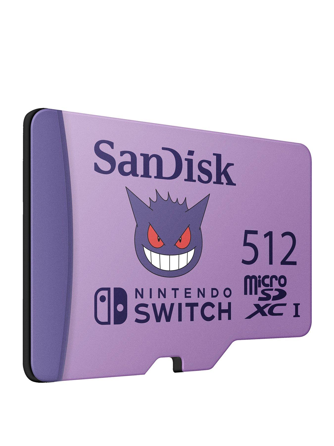 Image 3 of 3 of SanDisk SanDisk Pokemon microSDXC card for Nintendo Switch 512GB, up to 100MB/s Read, 60MB/s Write, U3, C10, A1, UHS-1