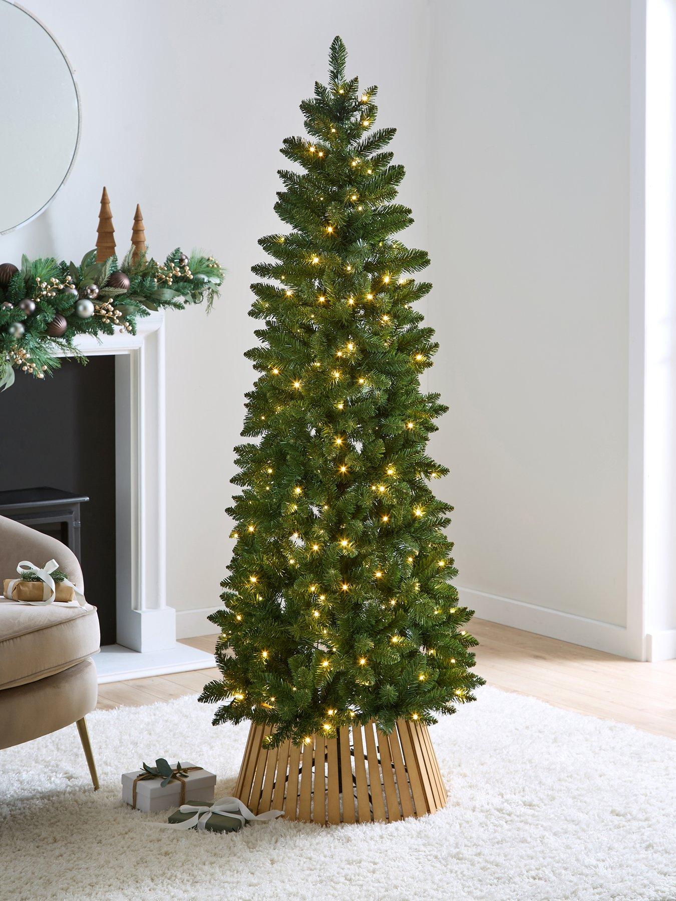 Image 1 of 5 of The Very Collection 6ft&nbsp;Pre Lit Pencil Christmas Tree
