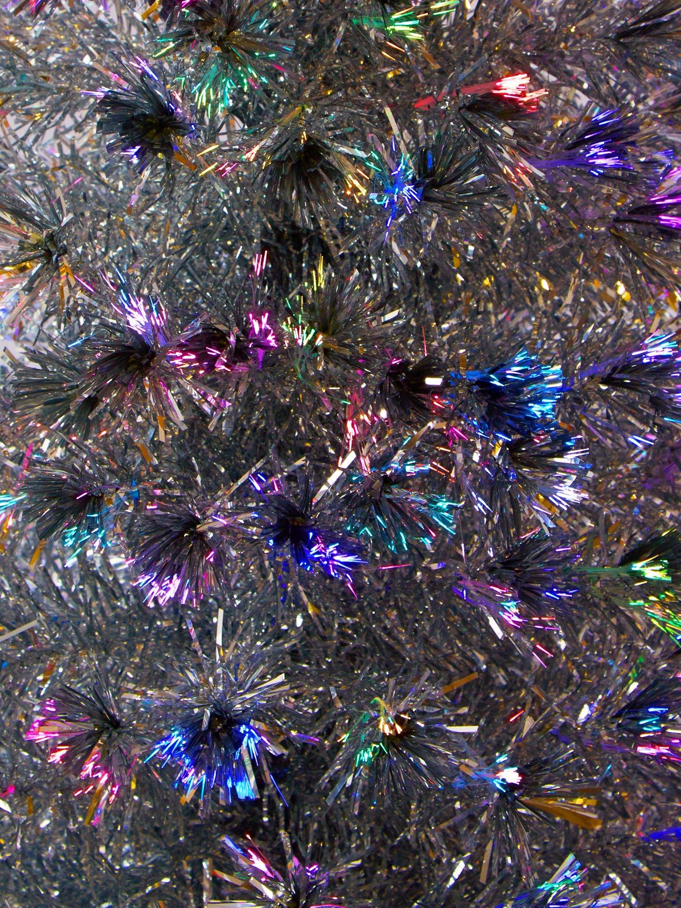 Image 4 of 4 of Very Home 5ft Silver Fibre Optic Christmas Tree