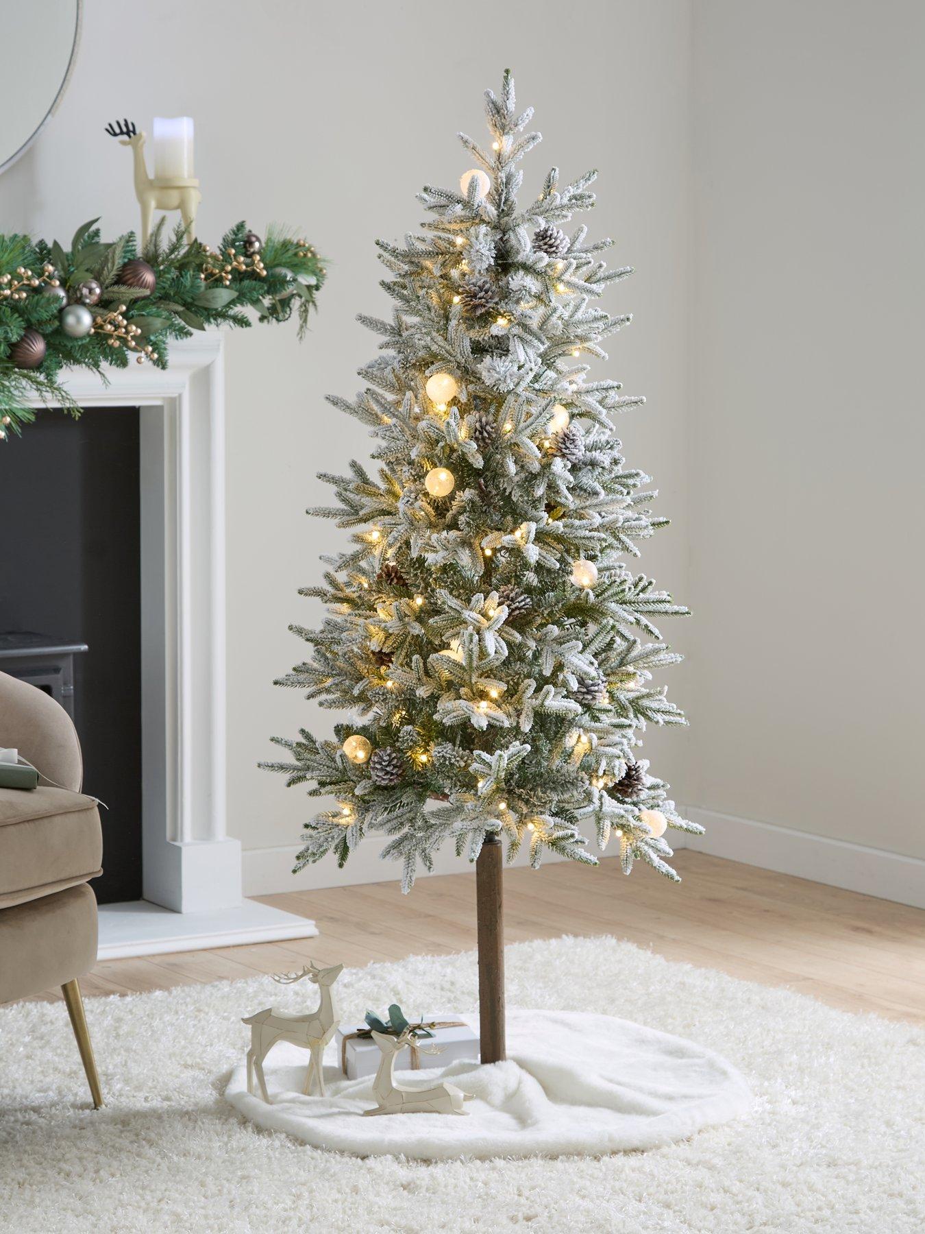 Image 1 of 6 of Very Home 5ft Snowy Porch Christmas&nbsp;Tree