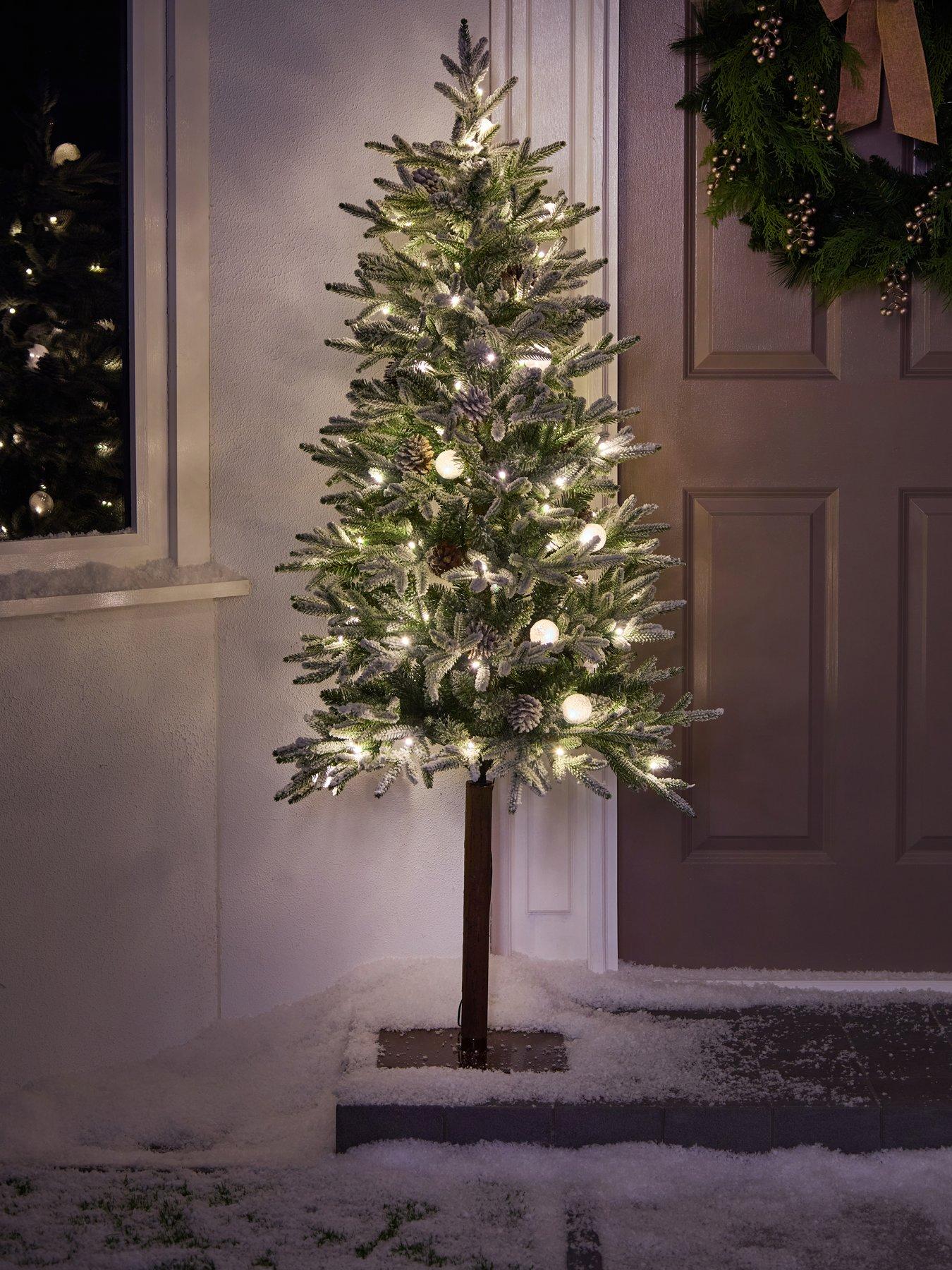 Image 6 of 6 of Very Home 5ft Snowy Porch Christmas&nbsp;Tree