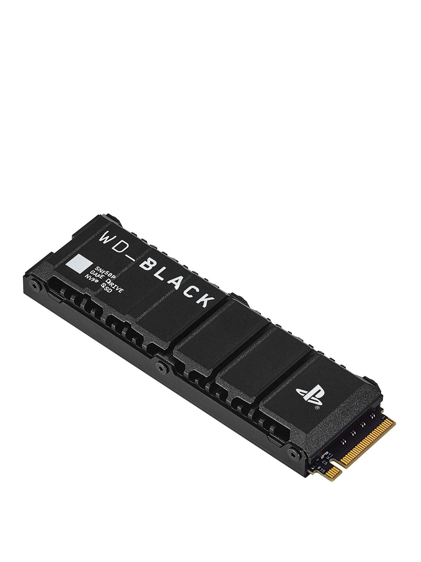 Image 1 of 3 of Western Digital WD_BLACK SN850P 8TB PCIe Gen4 NVMe SSD with Heatsink - PlayStation Licensed