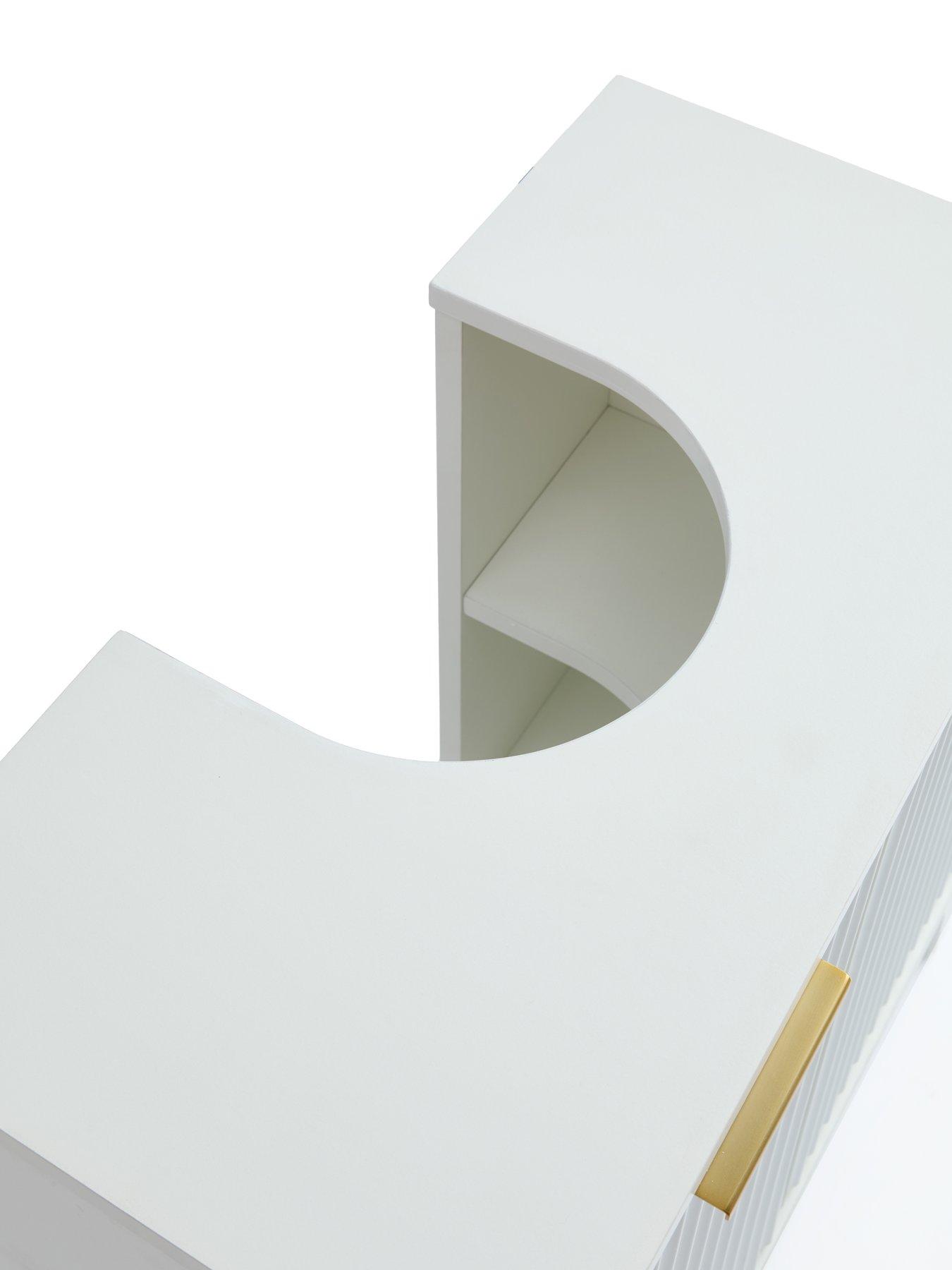 Image 6 of 7 of Very Home Cora Fluted Under Sink Cabinet - FSC&reg; Certified