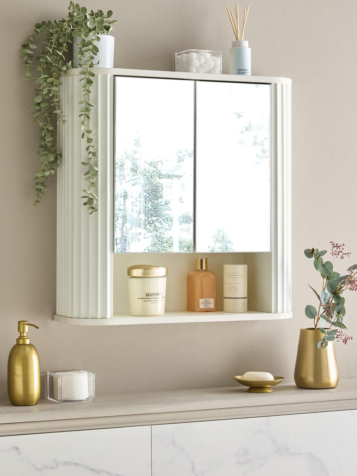 Very Home Cora 2 Door Mirror Wall Cabinet - FSC® Certified