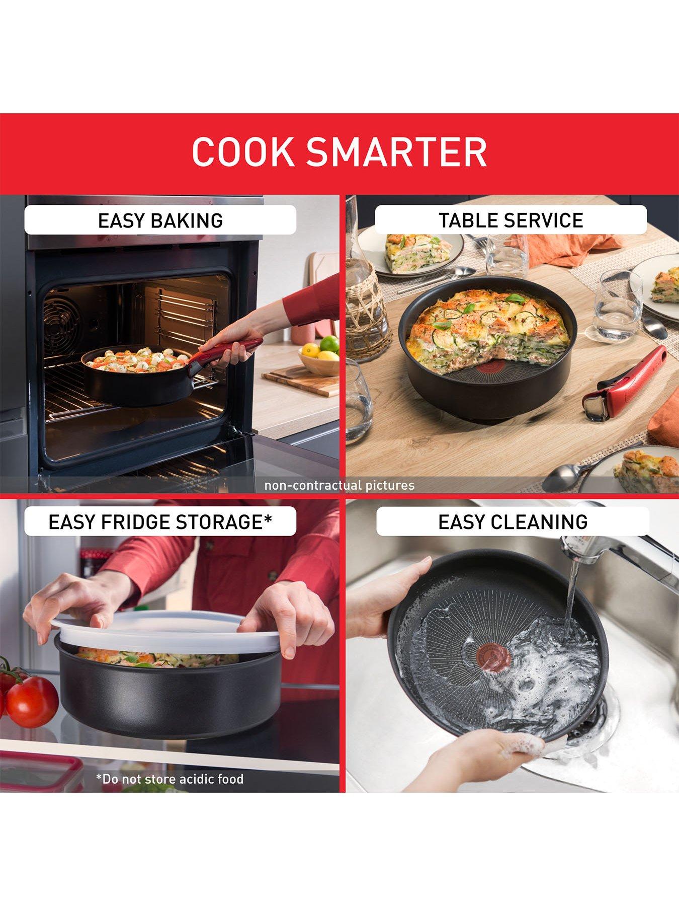 Image 4 of 7 of Tefal Ingenio So Light 3pc Non-Stick Stackable Pan Set