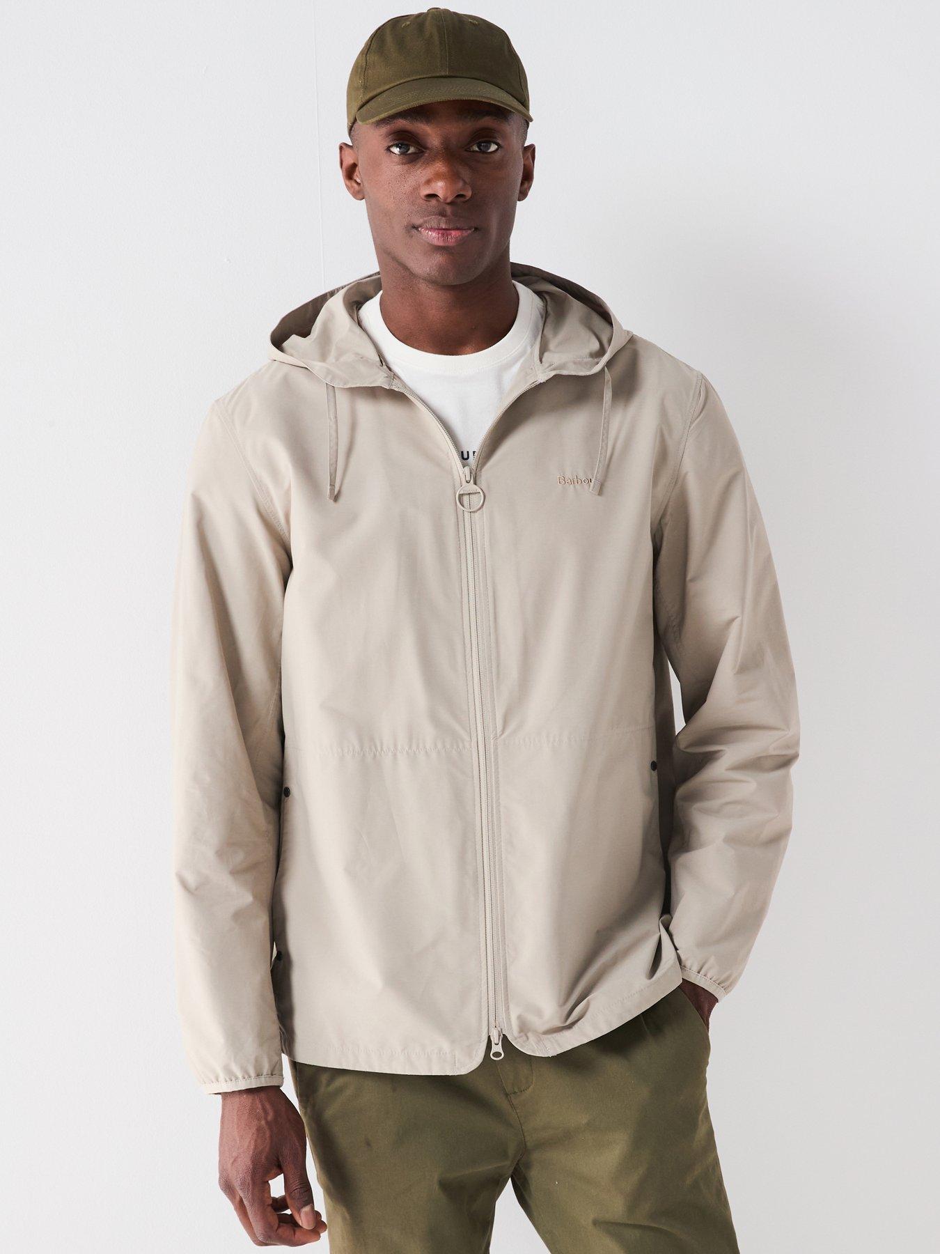 Image of Barbour Newhill Showerproof Jacket With Hood - Beige