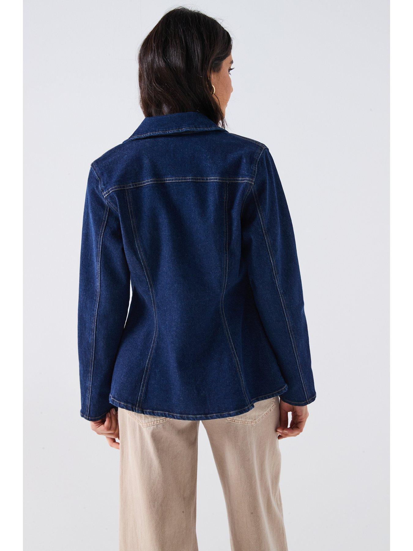 only-elle-long-sleeve-fitted-denim-jacket-bluestillFront