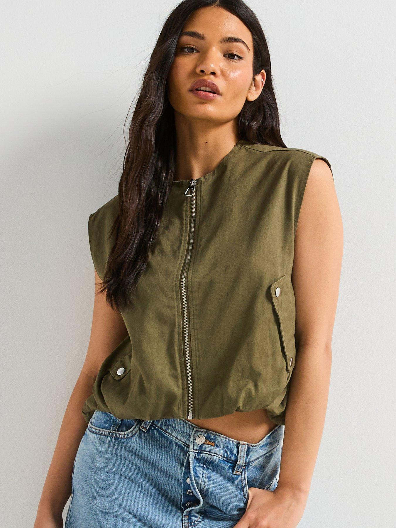 Only Waistcoat - Green