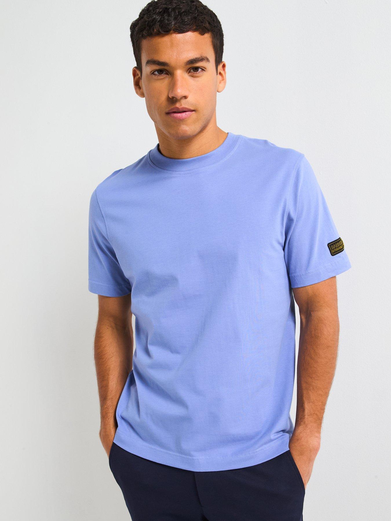 Barbour International Outline Relaxed Jersey T-Shirt - Blue