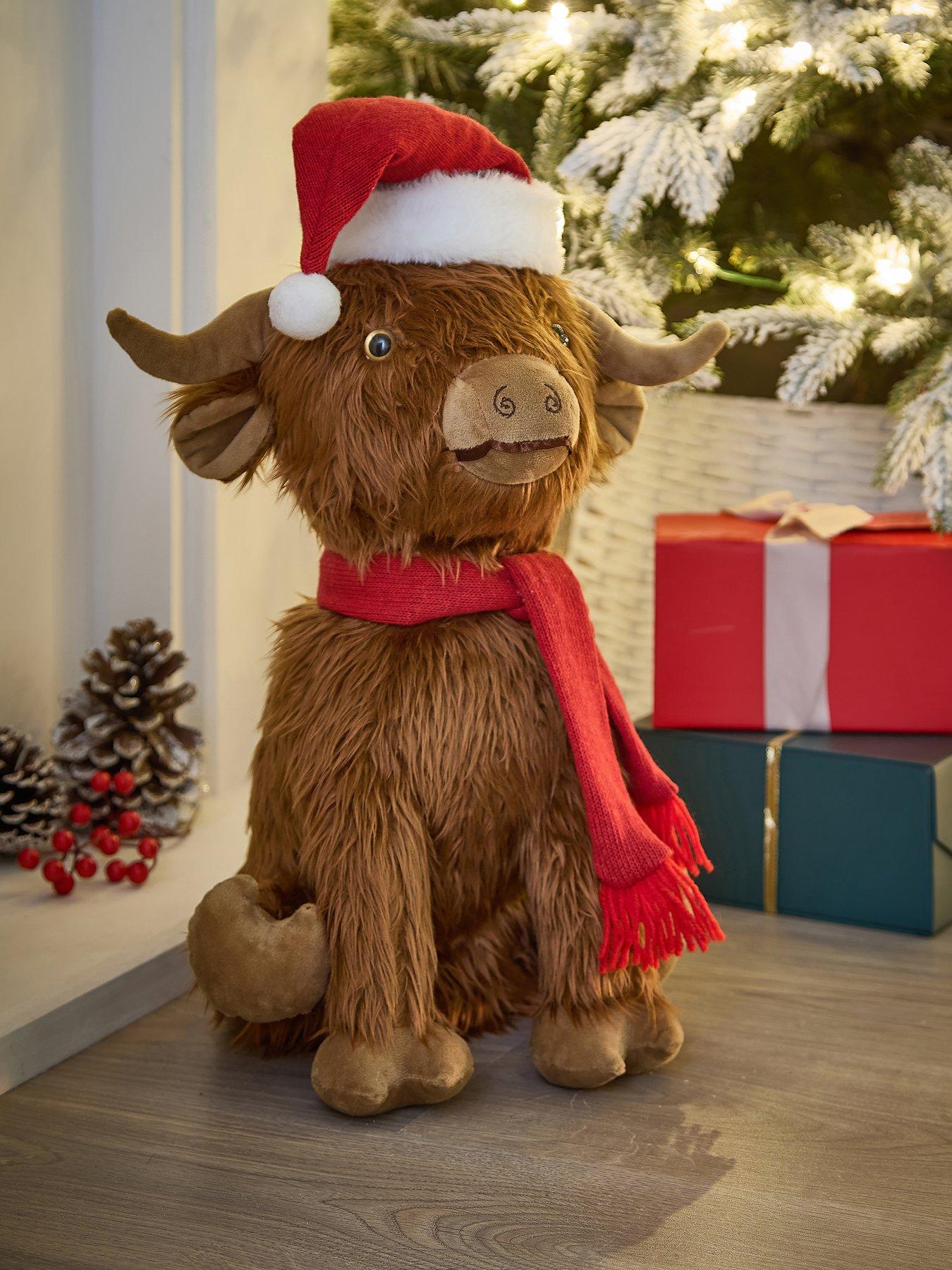 three-kings-50nbspcm-plush-hector-highland-cow-christmas-decoration