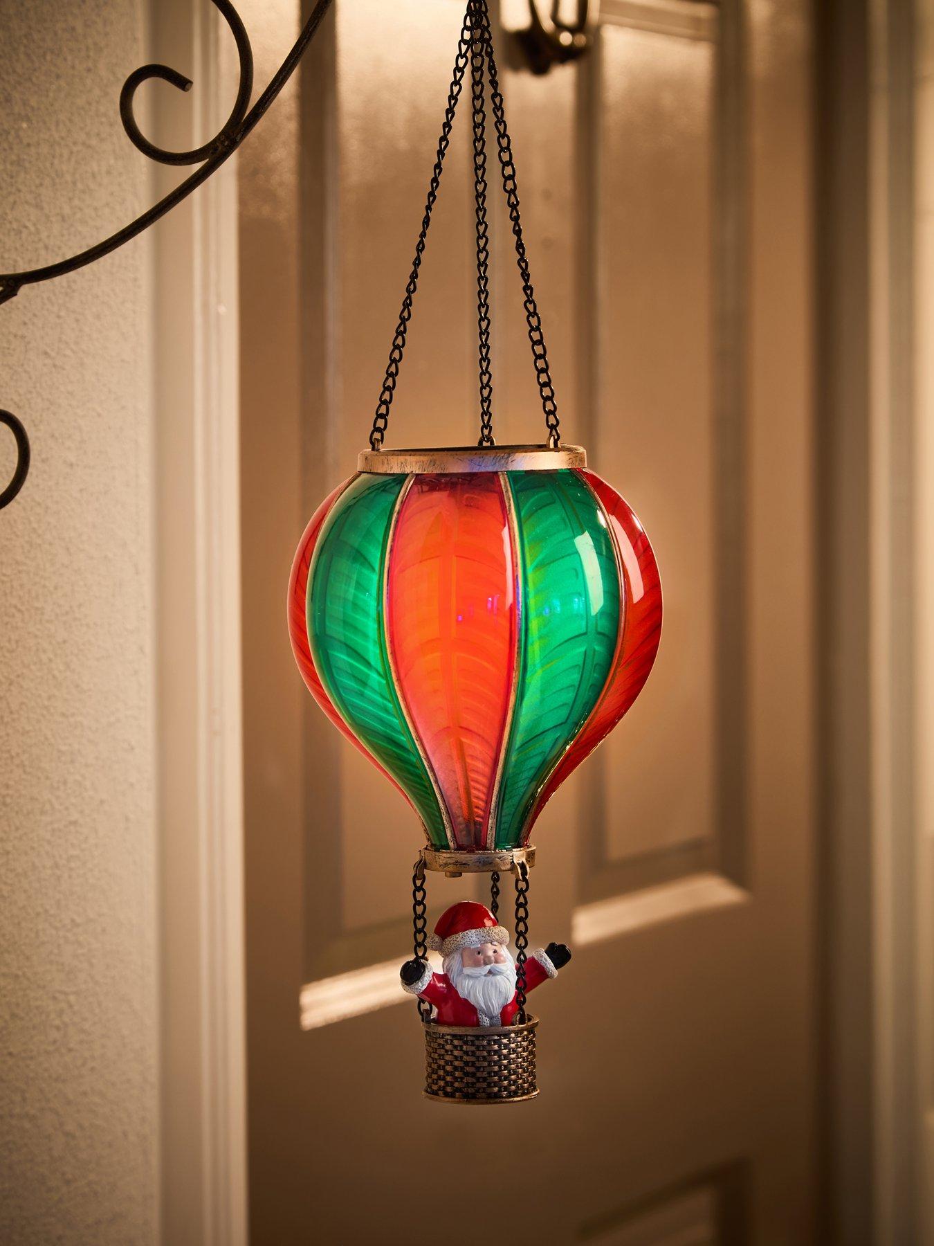 Three Kings Santa Hot Air Balloon Light Christmas Decoration