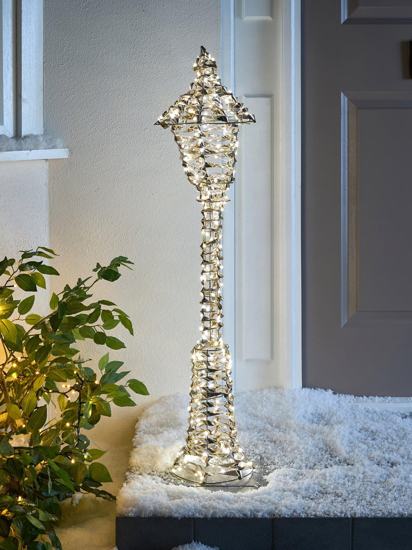 Three Kings Gold Lamp Post Indoor/Outdoor Christmas Light - 90 cm
