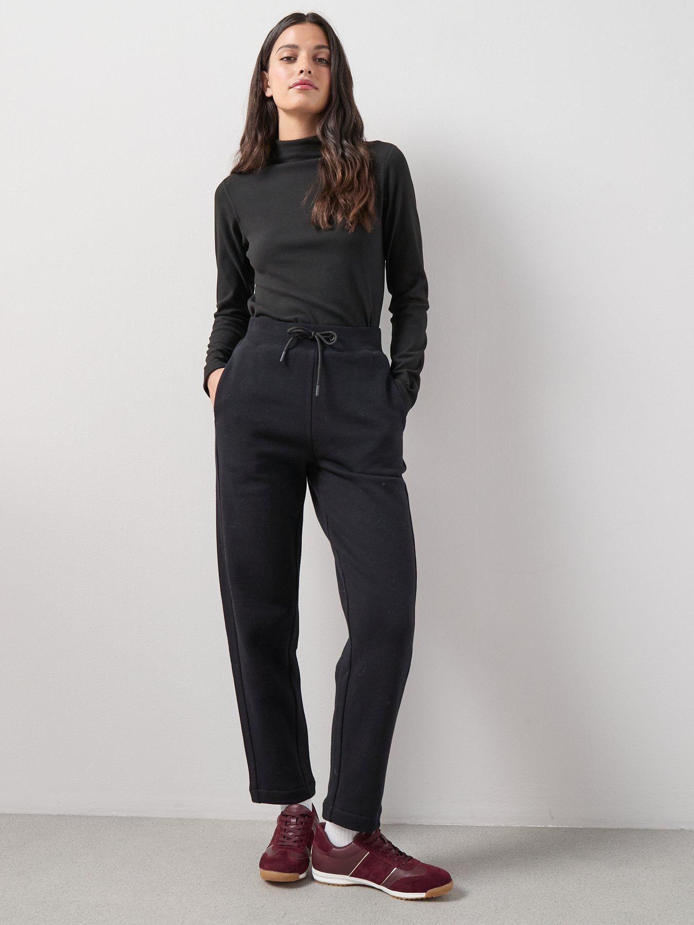 Image 5 of 7 of The Very Collection Fleece Lined Thermal High Neck Long Sleeve Top - Black