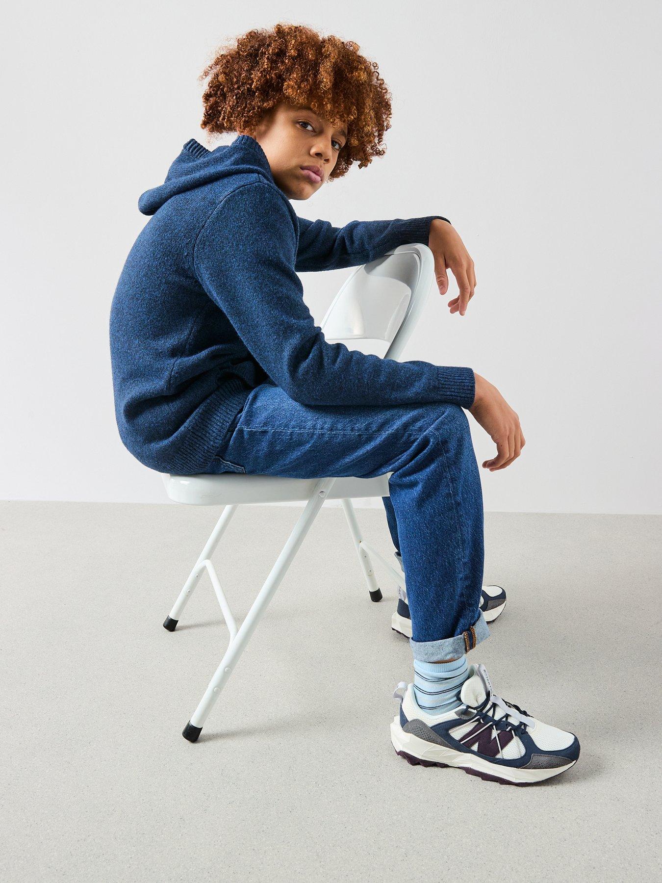 v-by-very-boys-half-zip-knitted-hoodie-blueback