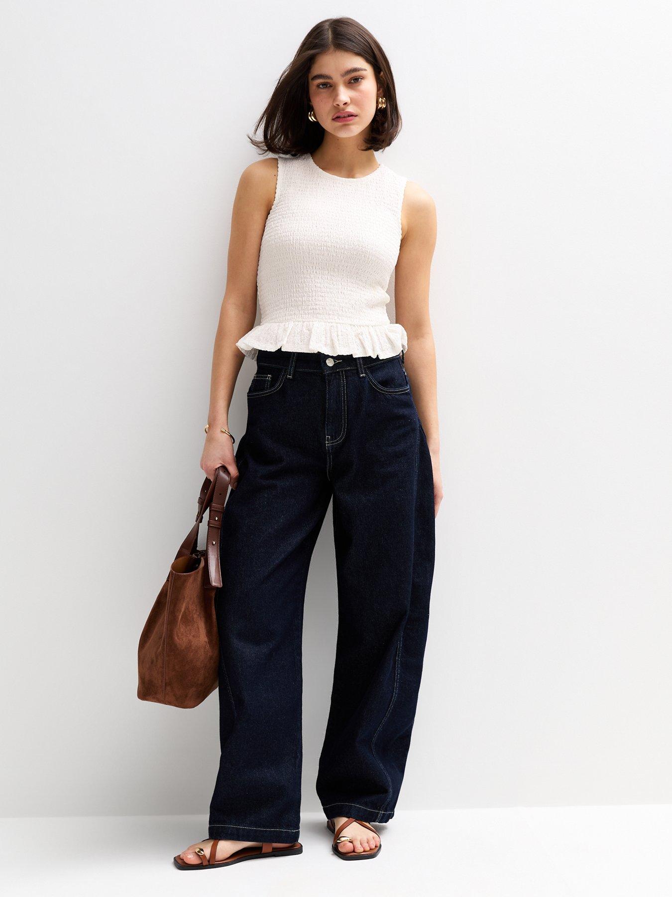 new-look-shirred-peplum-hem-top-whiteback