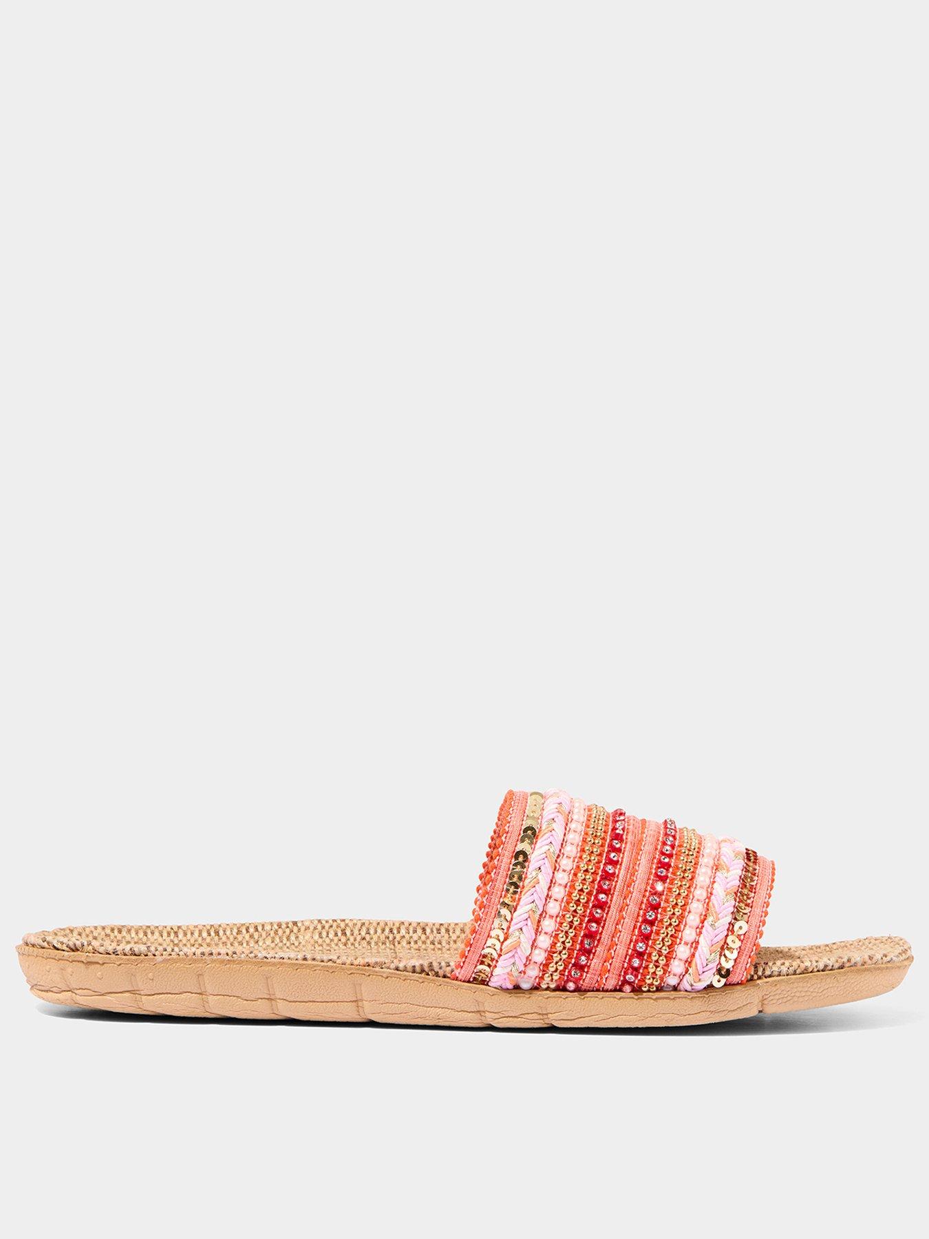 Image 1 of 5 of Joe Browns Vacation Pack Away Sliders - Pink