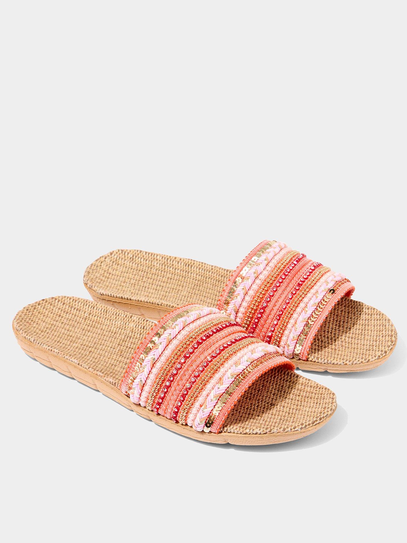 Image 3 of 5 of Joe Browns Vacation Pack Away Sliders - Pink