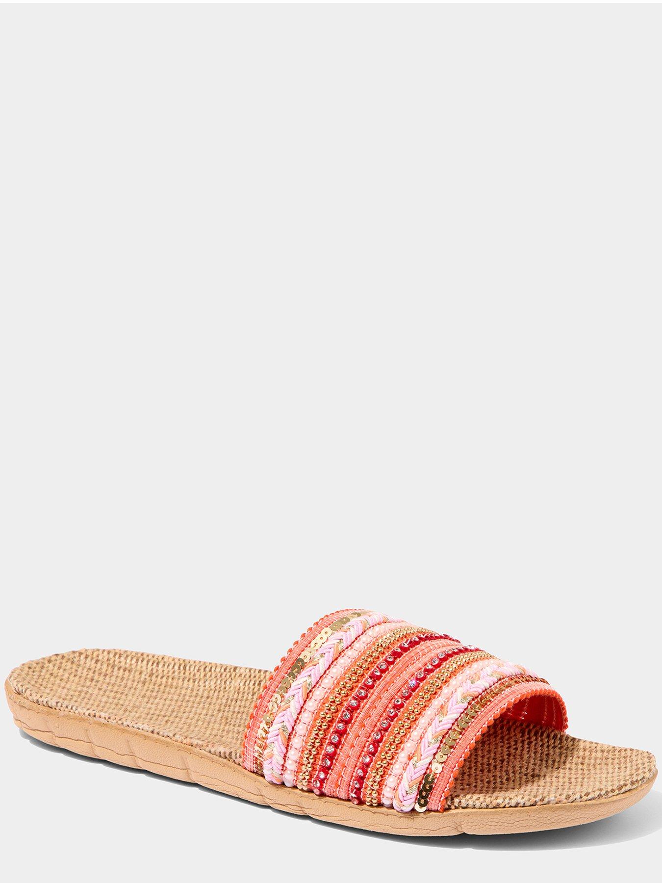 Image 4 of 5 of Joe Browns Vacation Pack Away Sliders - Pink