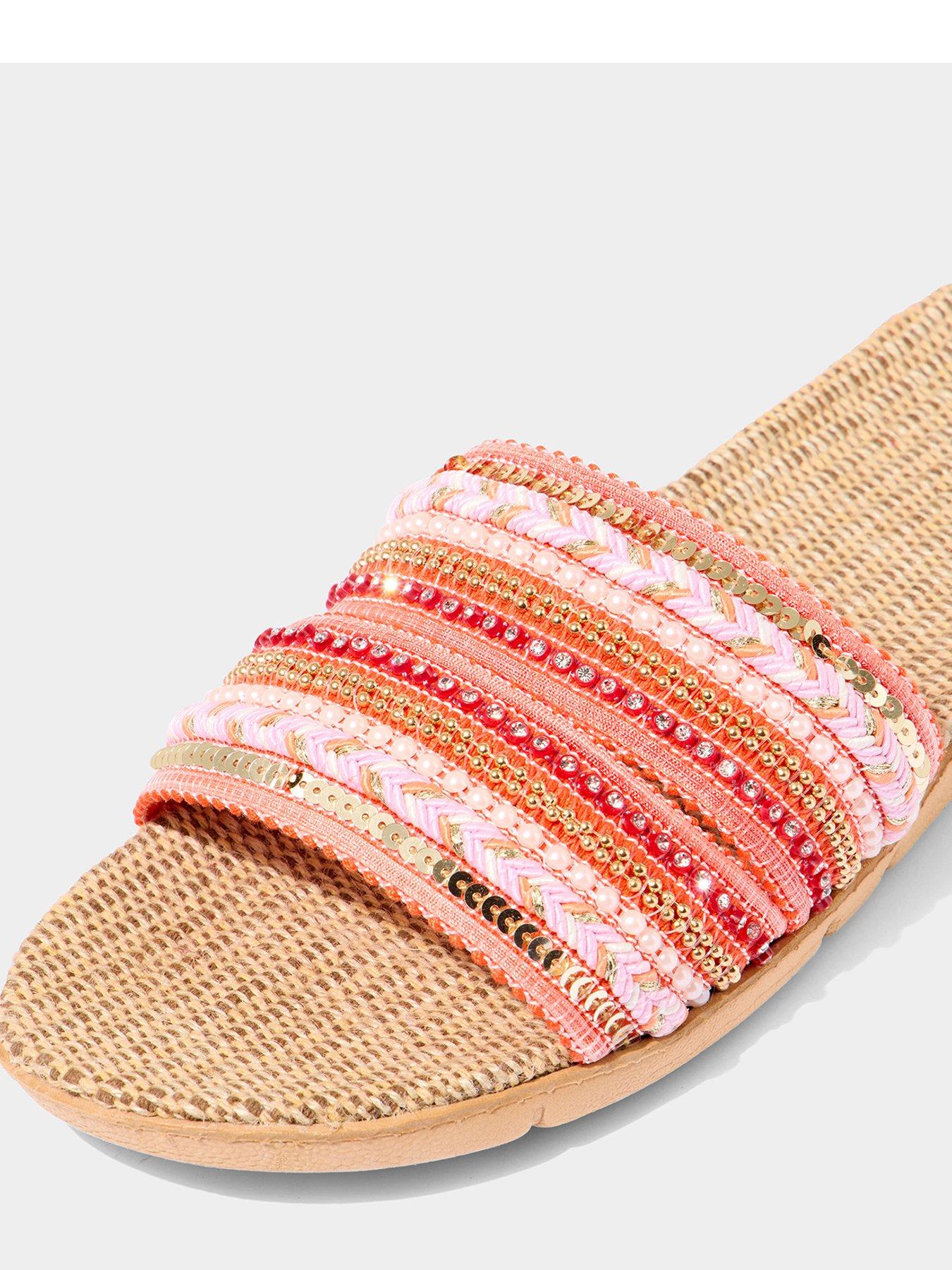 Image 5 of 5 of Joe Browns Vacation Pack Away Sliders - Pink