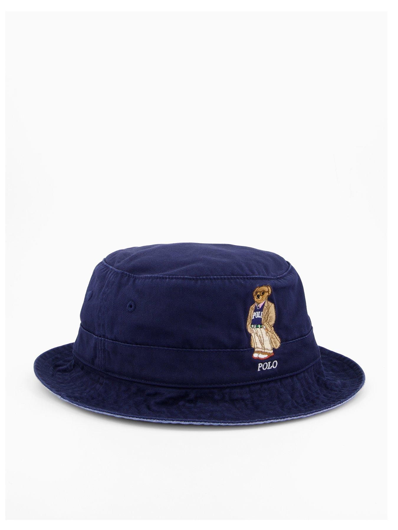Image 1 of 4 of Polo Ralph Lauren Bear Loft Bucket Hat - Navy