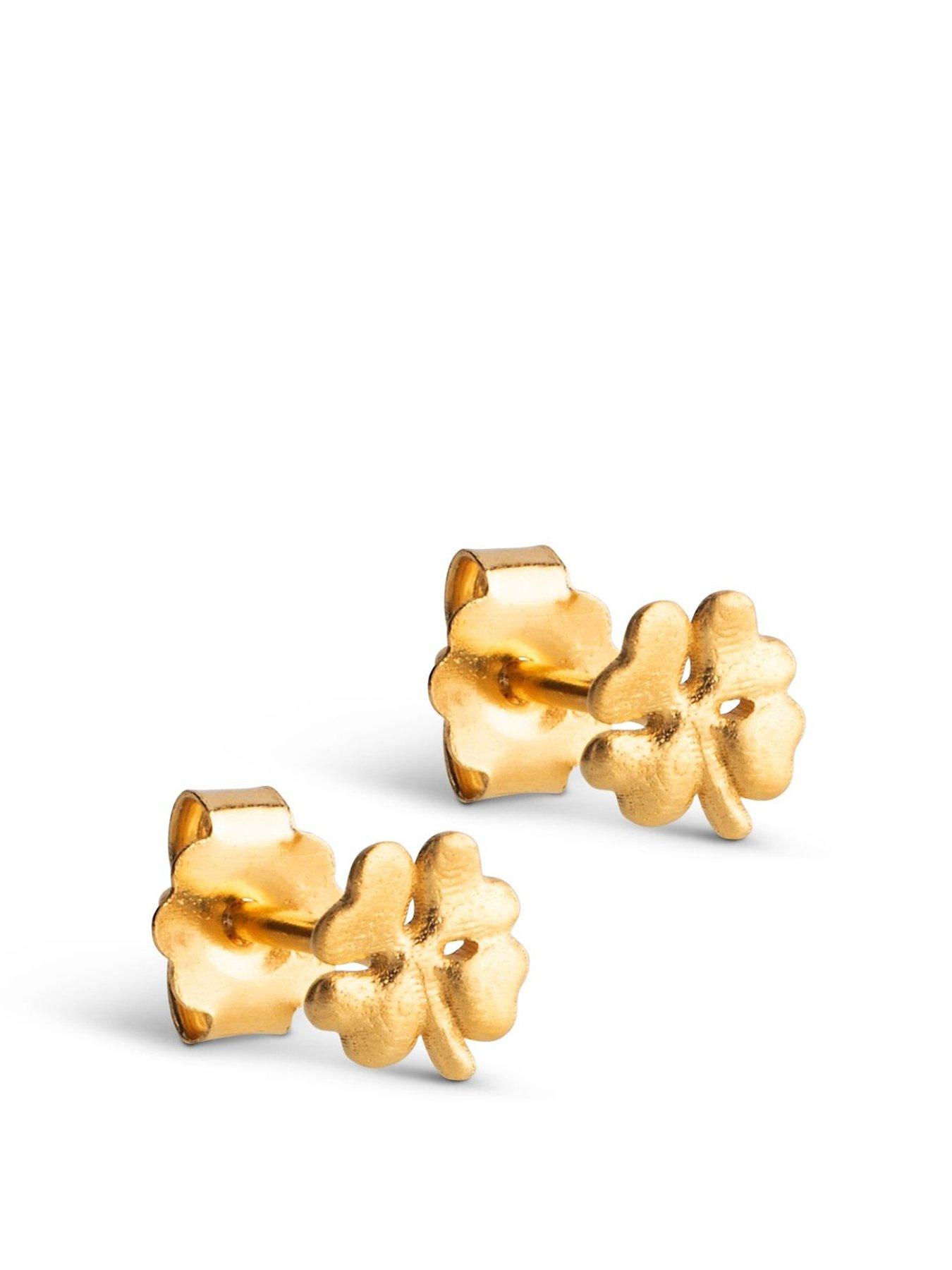 enamel-copenhagen-gold-mini-clover-studs