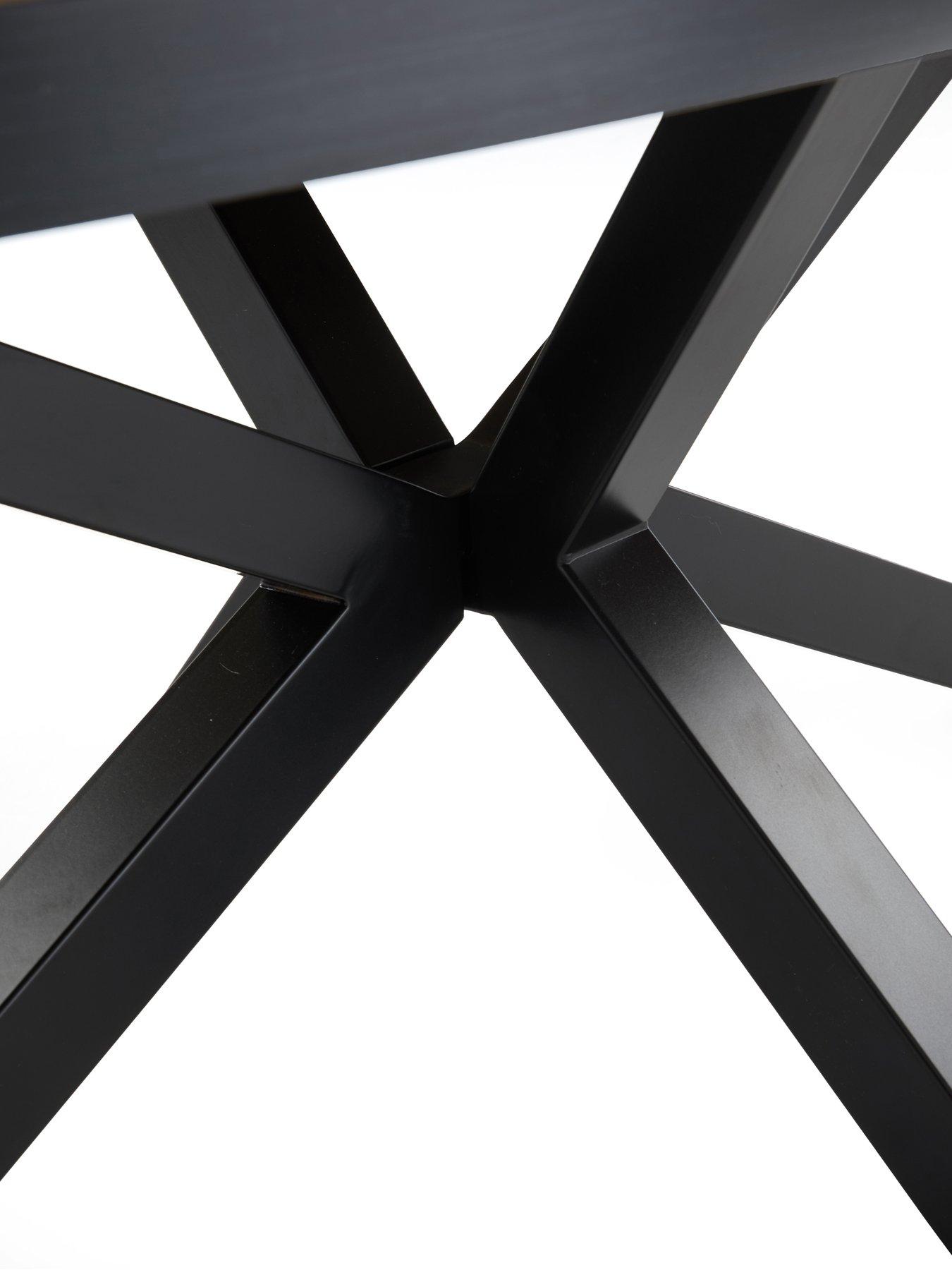 Image 5 of 7 of The Very Collection Oslo Oval Coffee Table - Oak/Black&nbsp;- FSC&reg; Certified
