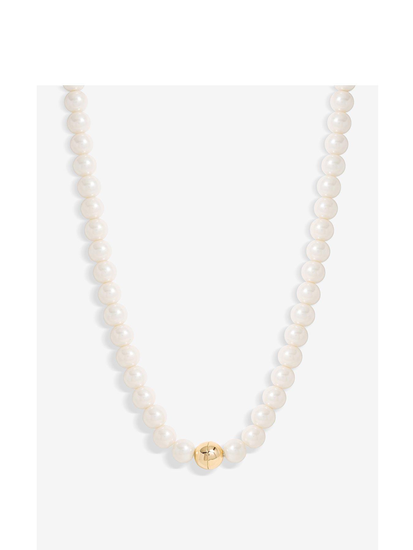 undefined Jon Richard Gold Plated Magnetic Pearl Necklace