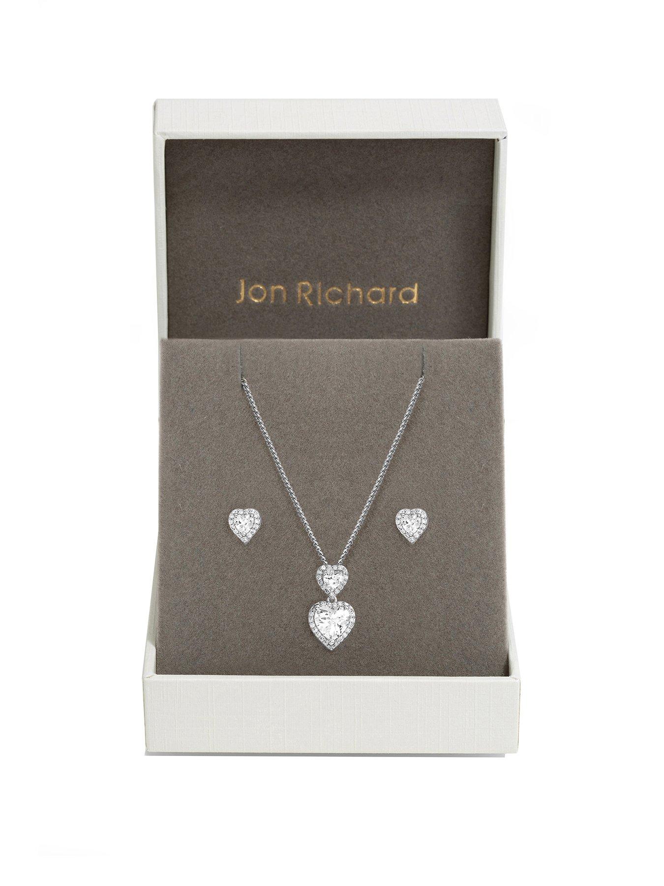 jon-richard-jon-richard-rhodium-plated-cubic-zirconia-halo-ddouble-heart-set-gift-boxed