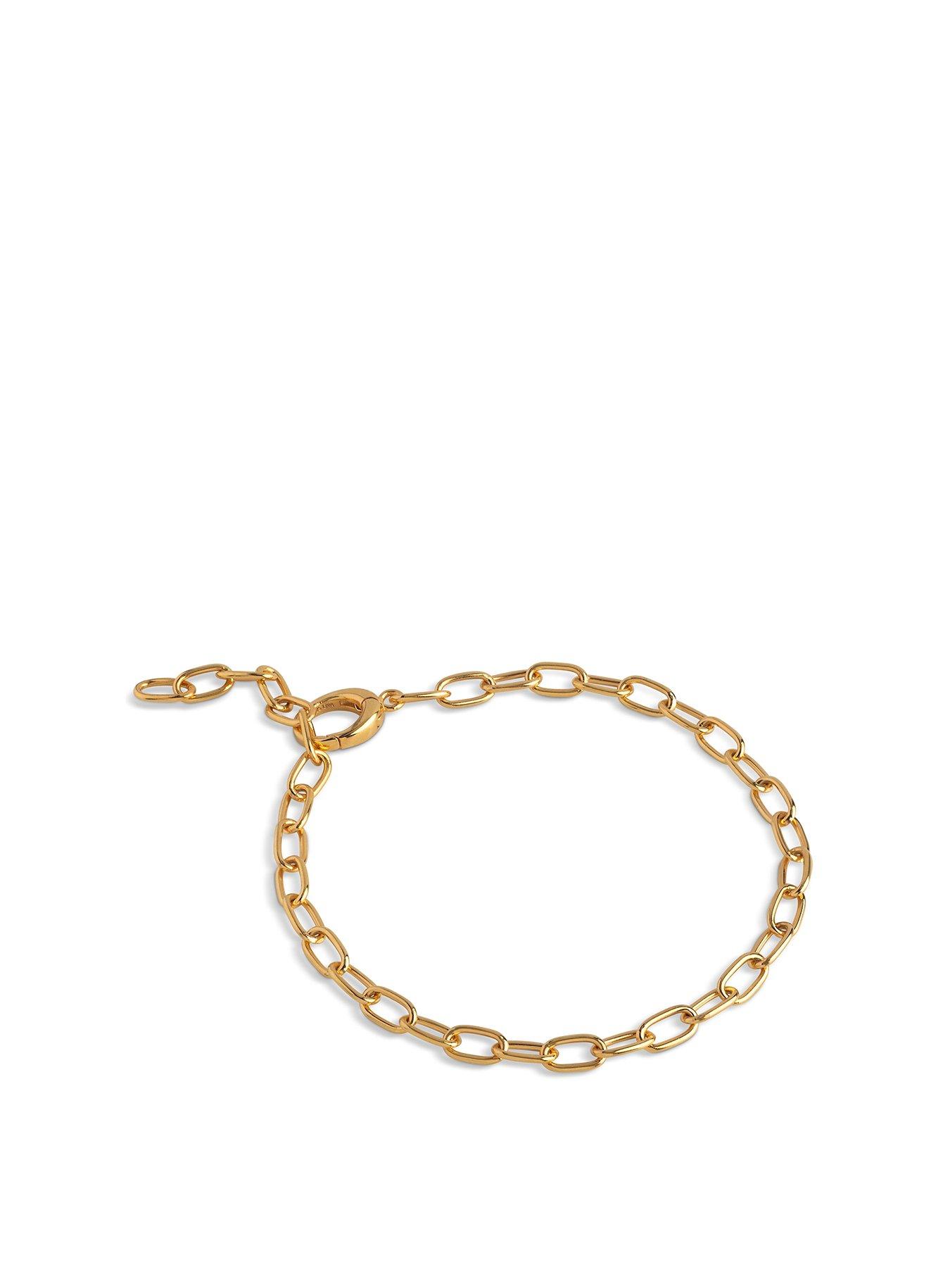 Image 1 of 5 of ENAMEL Copenhagen 18k Gold Plated Sterling Silver Medium Charm Bracelet