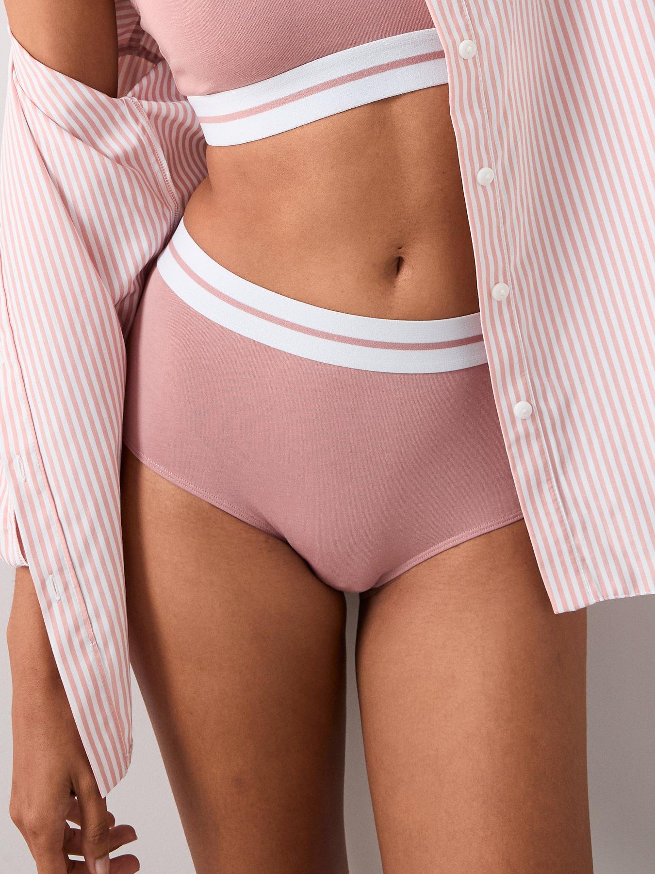 Image 3 of 6 of The Very Collection 3 Pack High Waist Cotton Briefs - Multi