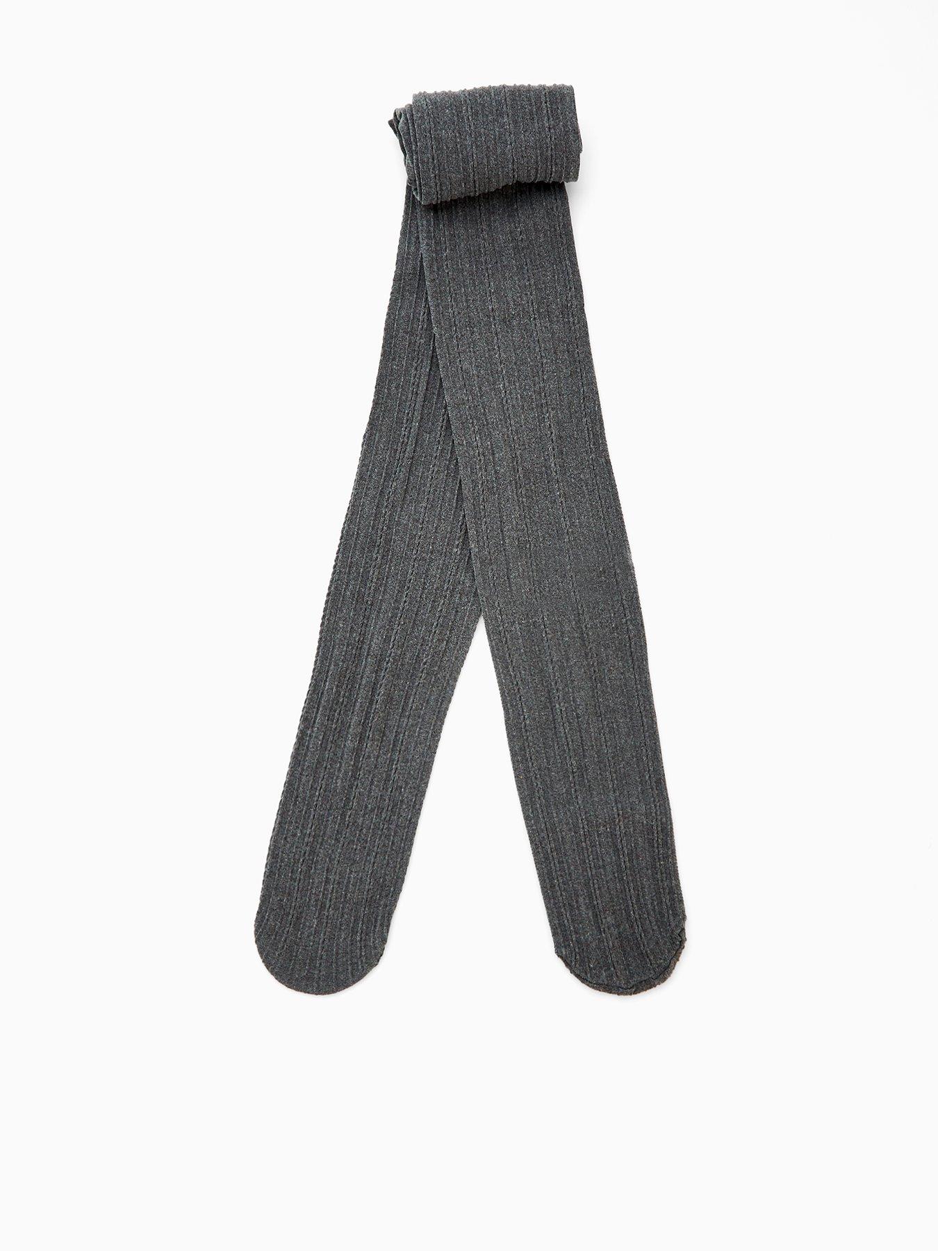 Image 1 of 4 of V by Very Cable Knit Tights - Grey