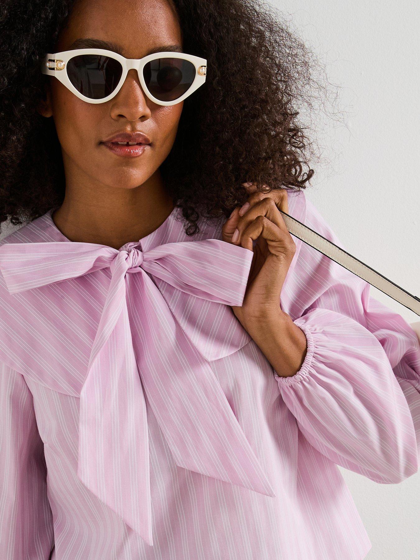 v-by-very-pink-stripe-bow-detail-blouse-pinkoutfit
