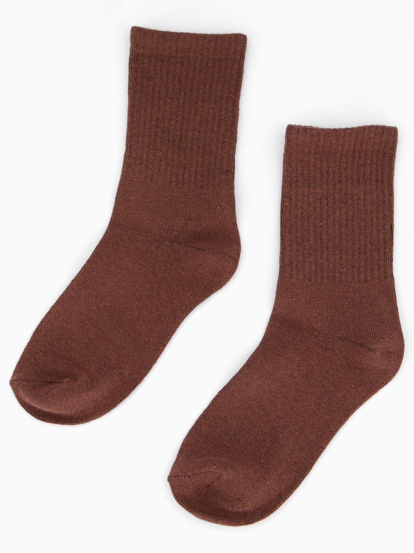 Image 2 of 4 of V by Very 5Pk Plain Rib Ankle Socks Neutrals - Beige