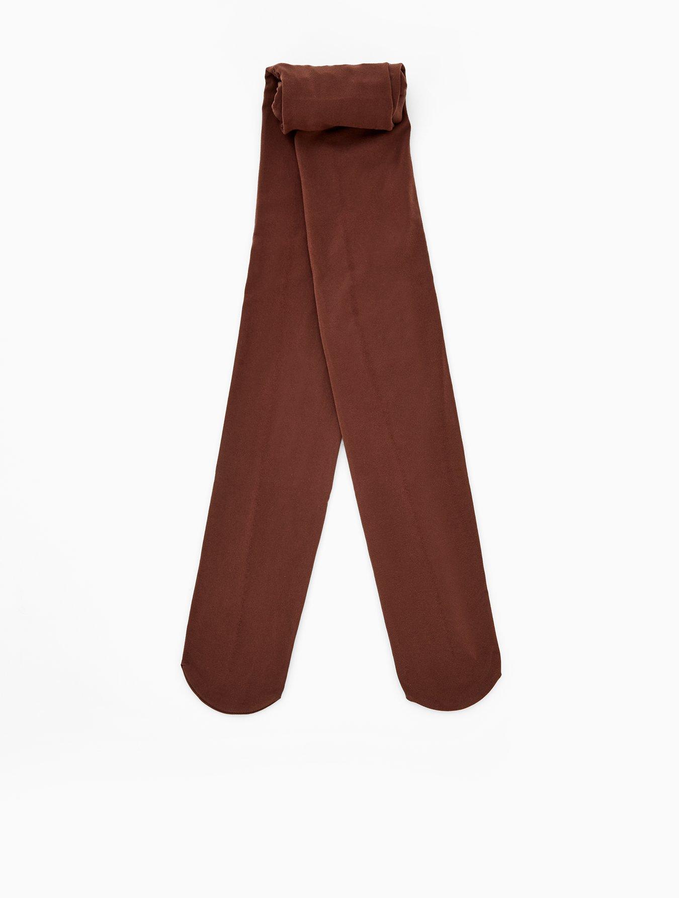 V by Very 60 Denier Brown Tights - Brown