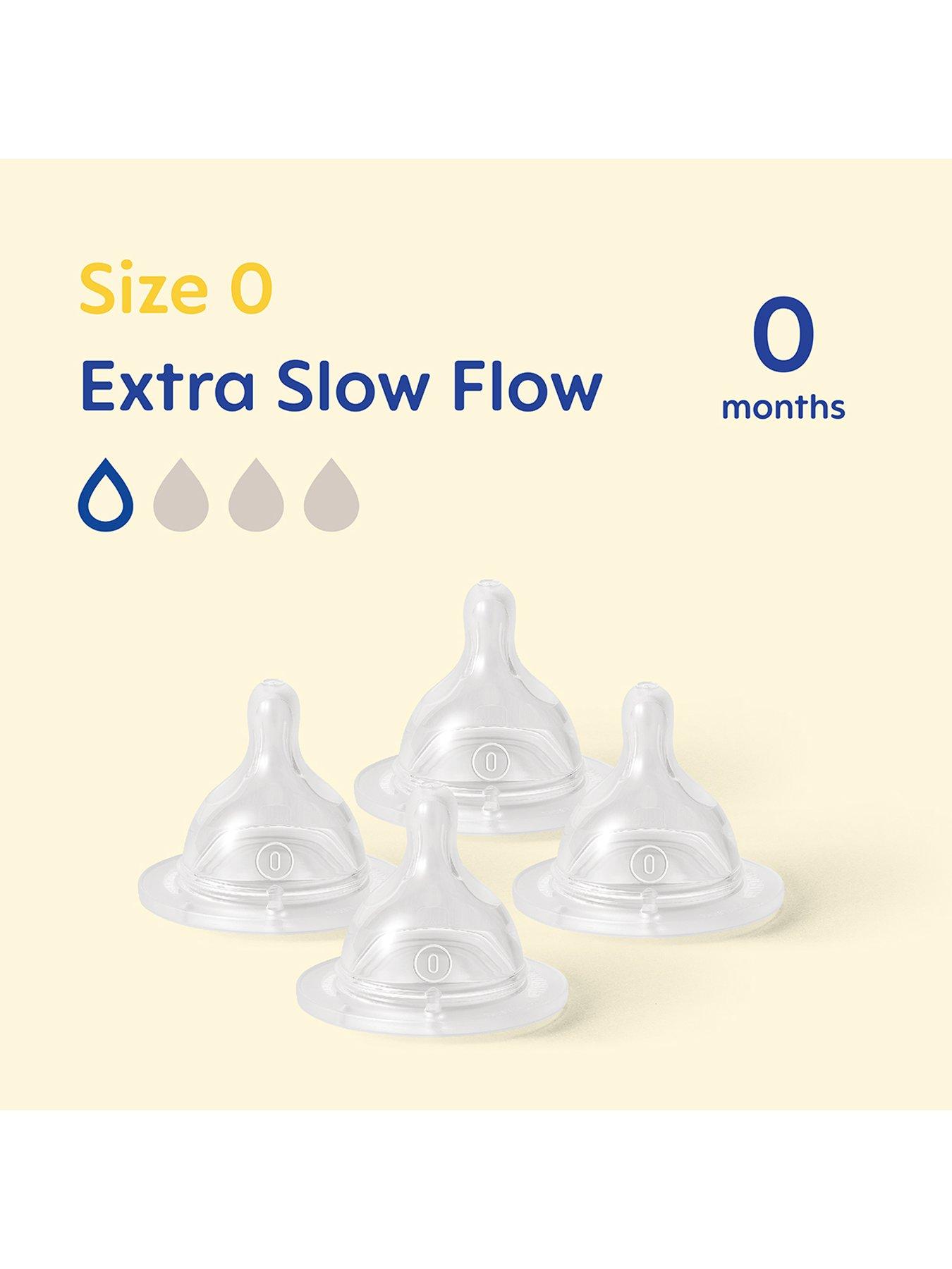 Image 3 of 6 of MAM Newborn Flow Bottle Teat (Teat 0 ) -4pk