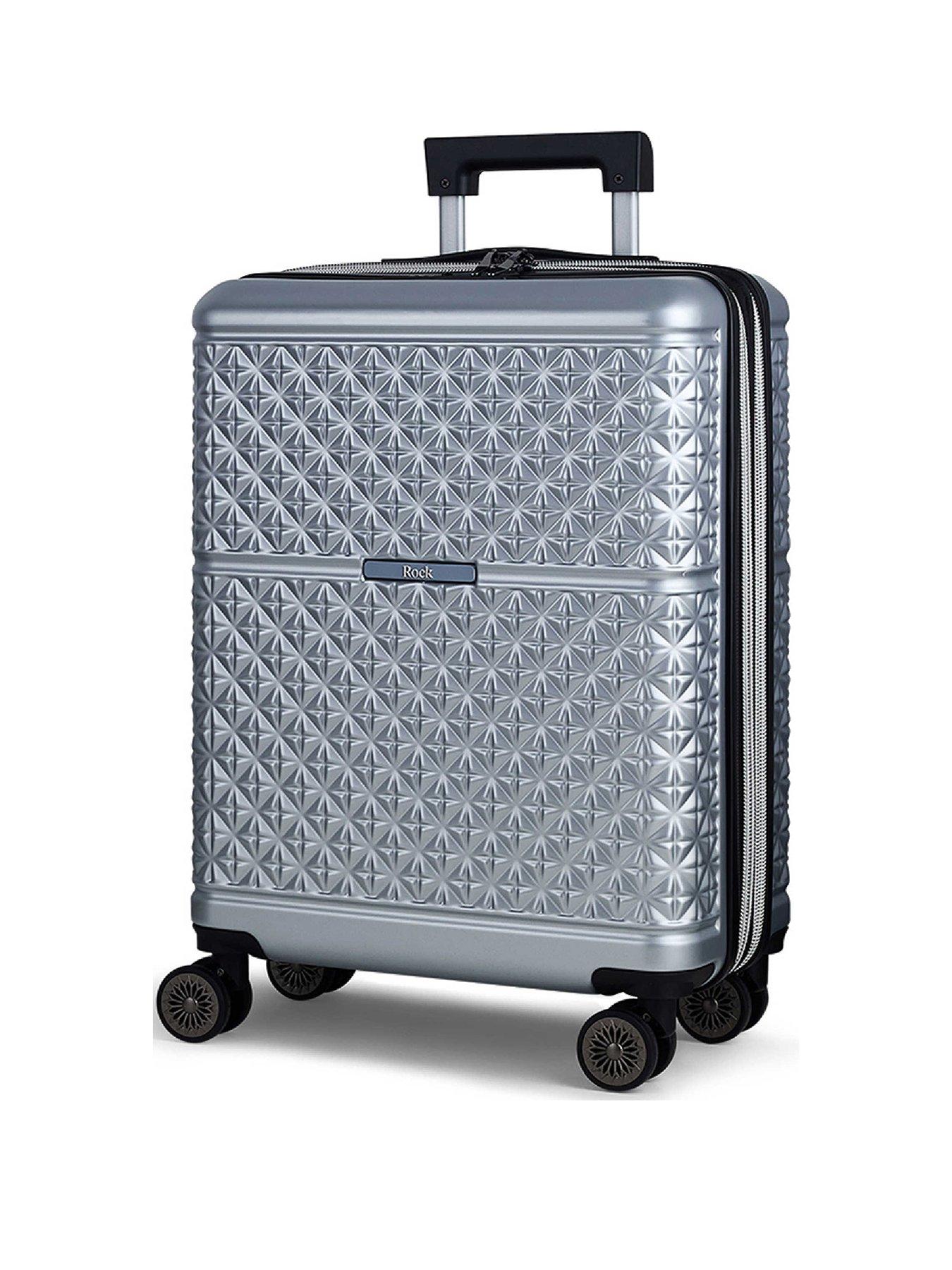 Image 1 of 6 of Rock Luggage Maya&nbsp;Cabin Suitcase - Silver