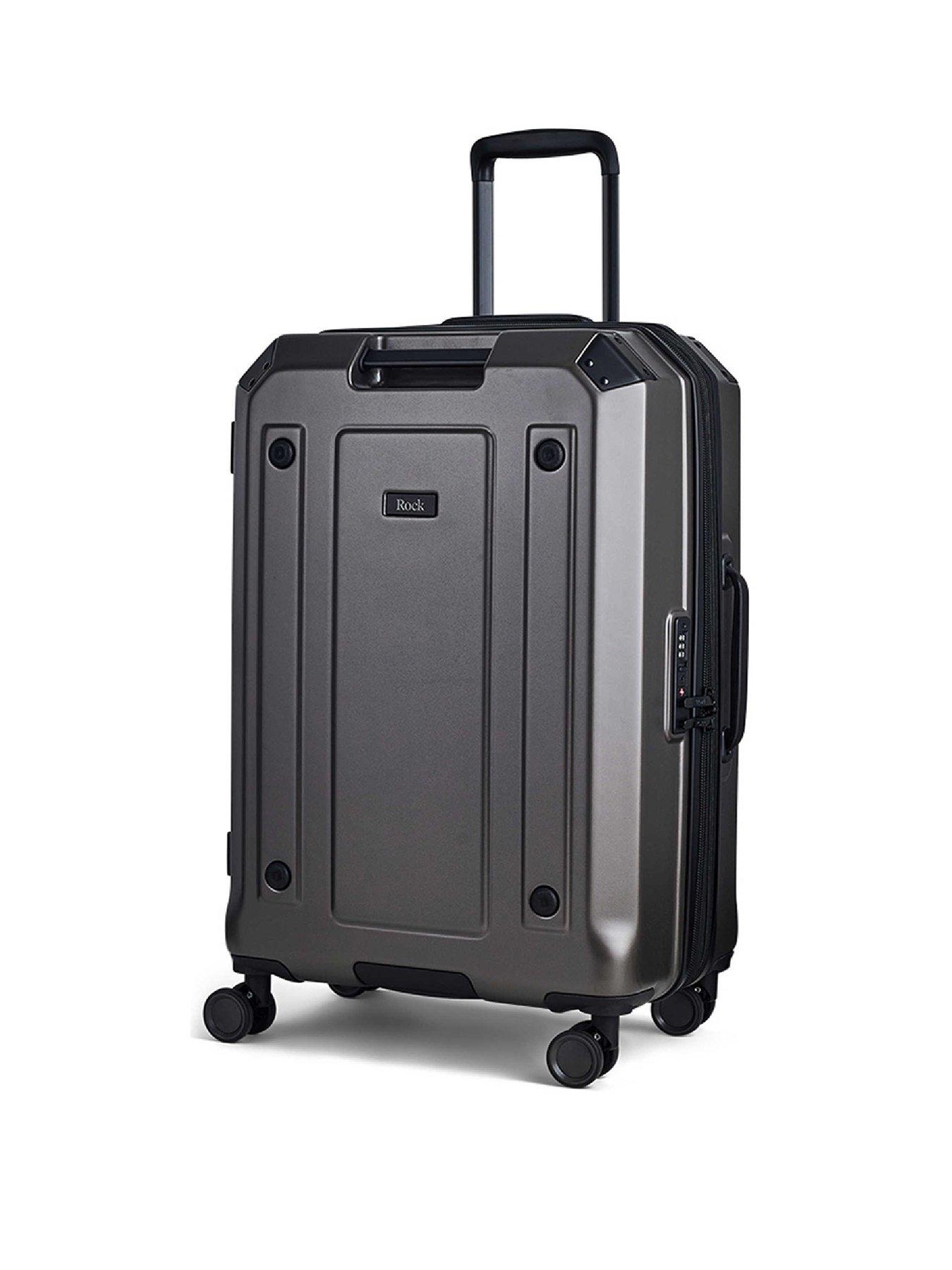 Rock Luggage Alpine Medium Suitcase - Charcoal