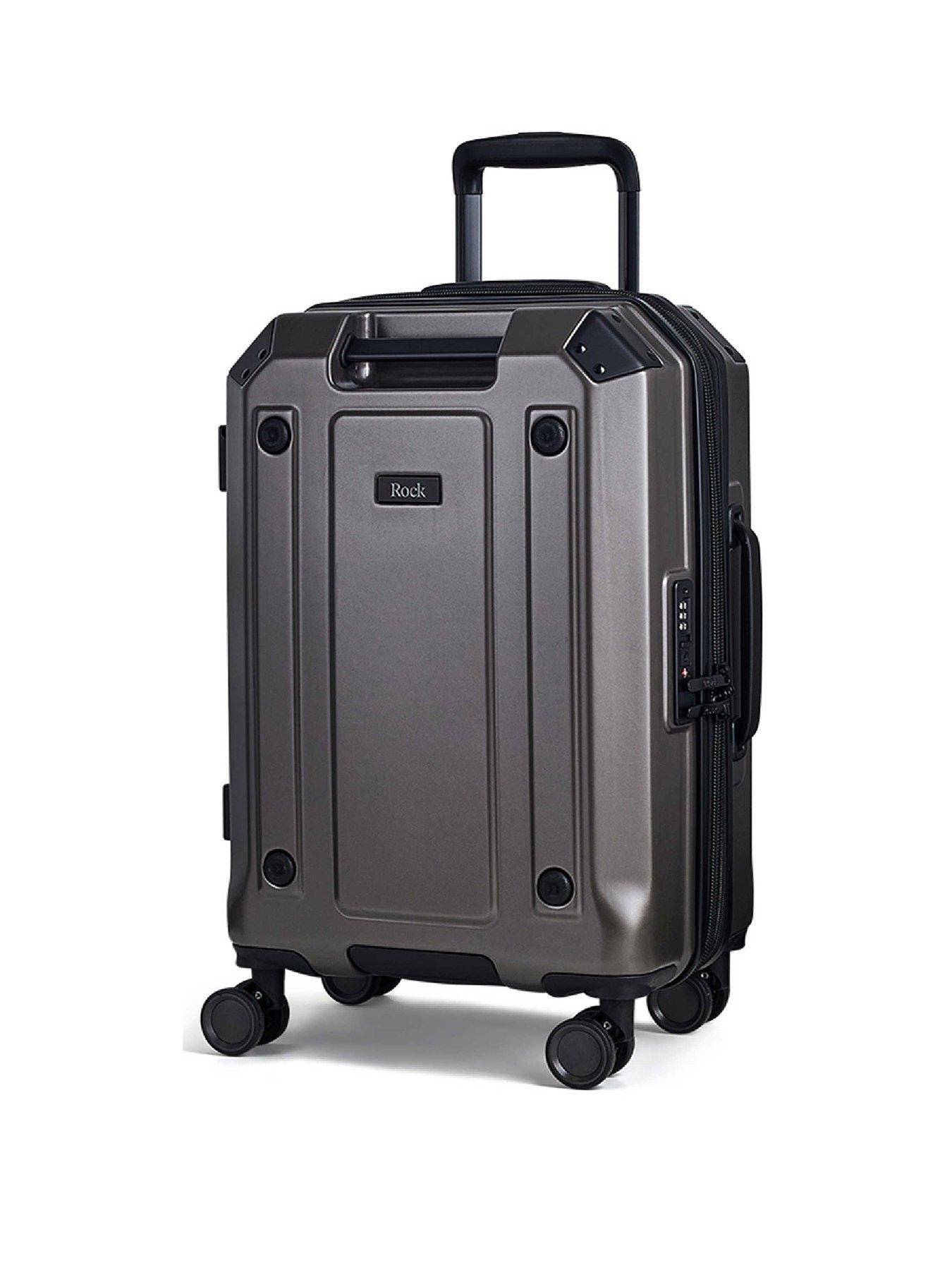 Rock Luggage Alpine Cabin Suitcase - Charcoal