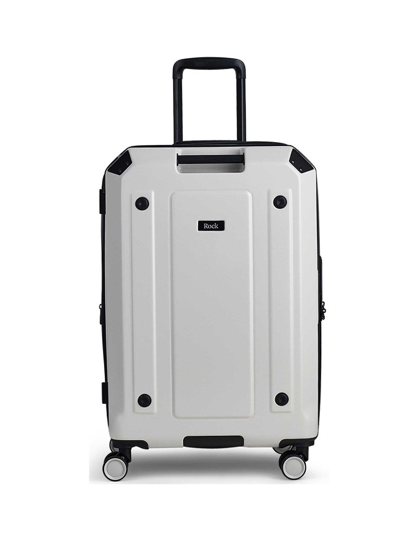 Image 2 of 7 of Rock Luggage Alpine&nbsp;Medium Suitcase - White