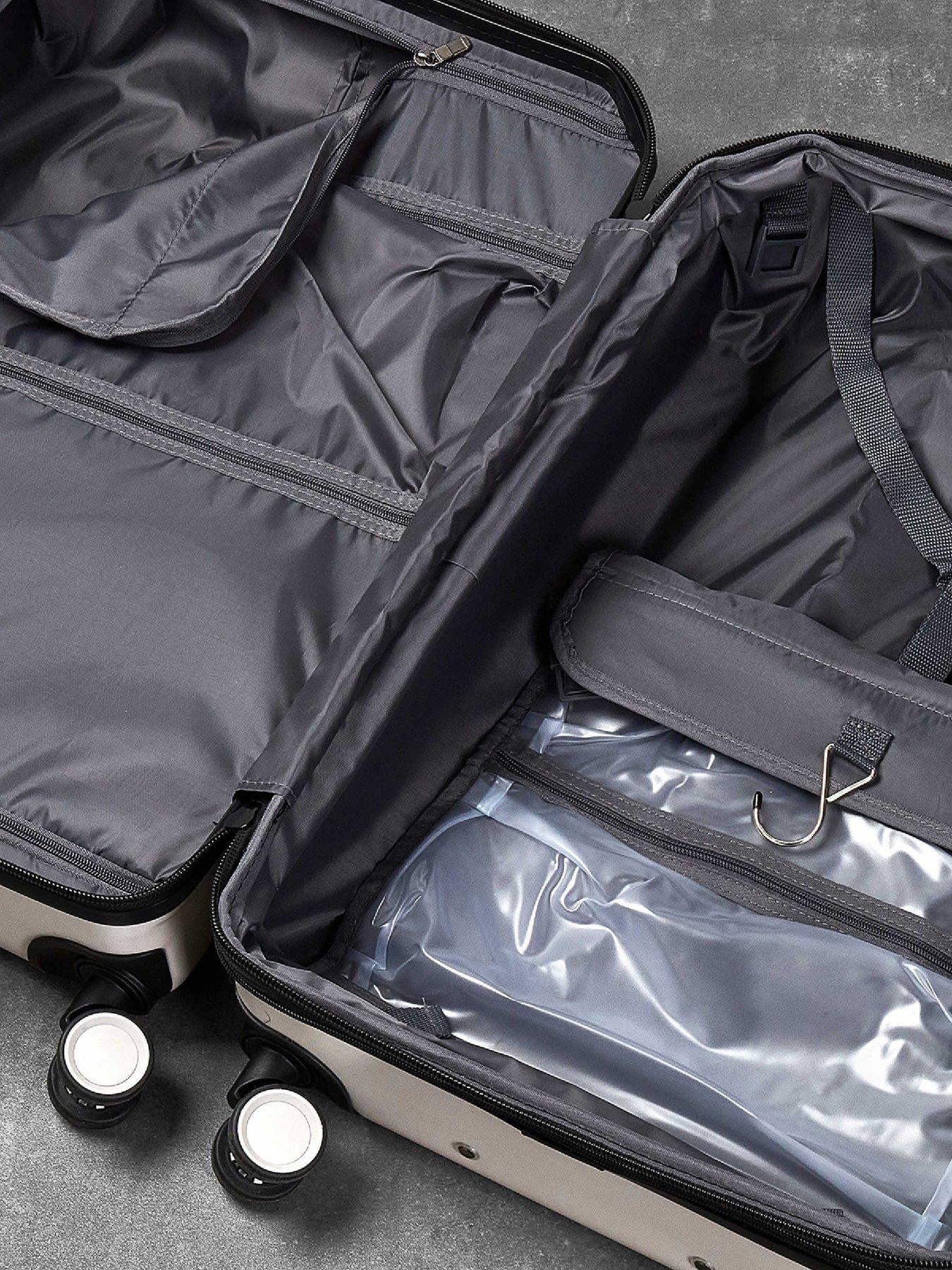 Image 6 of 7 of Rock Luggage Alpine 3-Piece Luggage&nbsp;Set - White