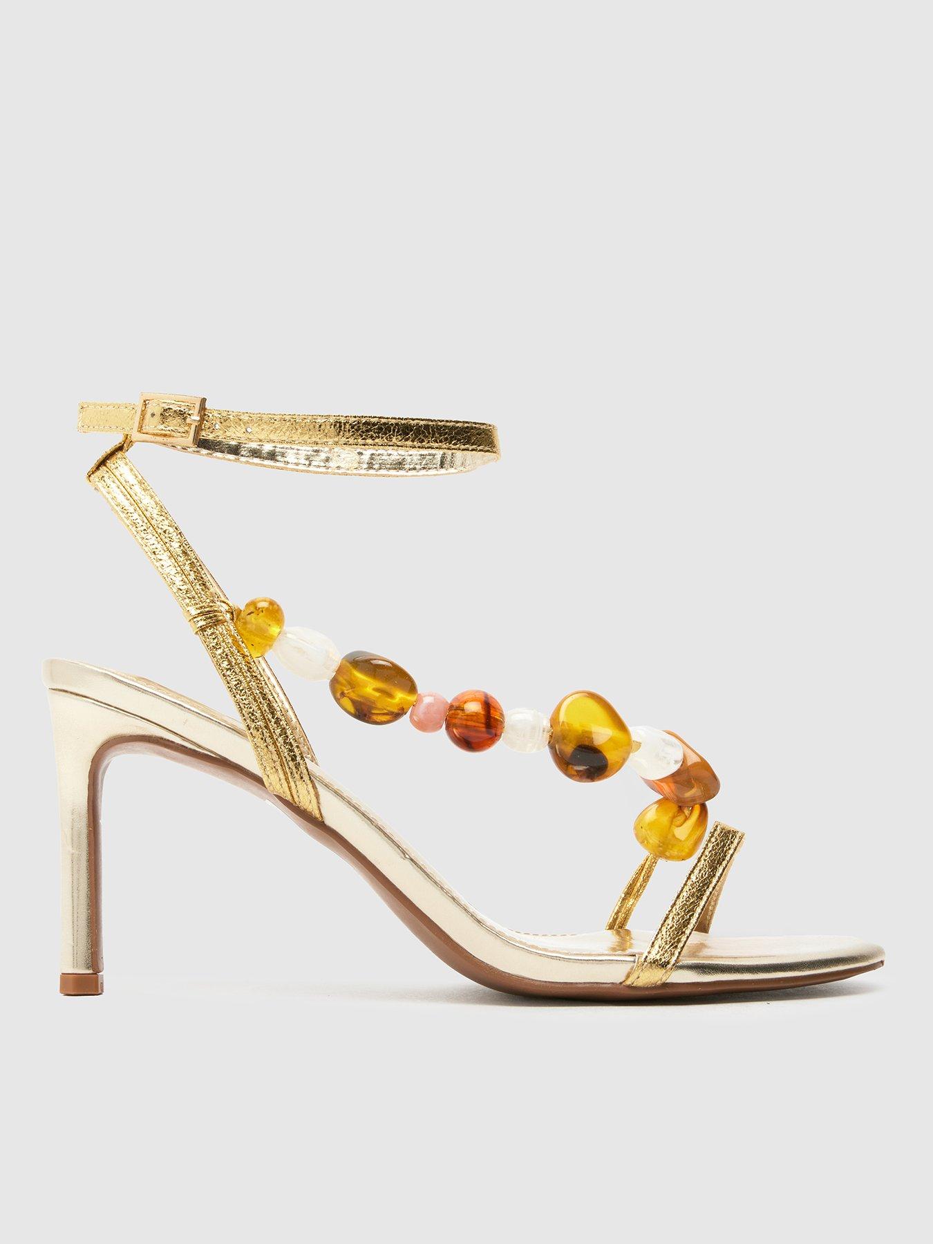 Schuh Suzette Bead Sandals - Gold