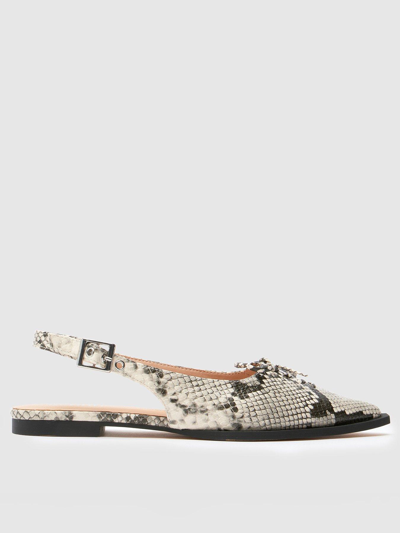 Schuh Lorie Point Hardware Flat Shoe - Print