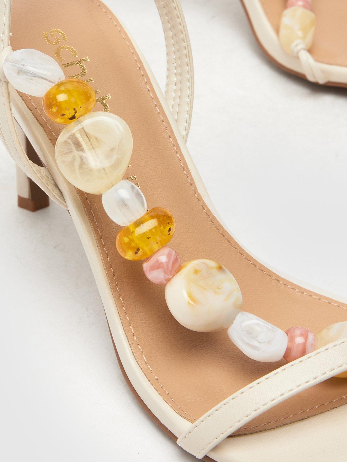 Image 4 of 4 of Schuh Suzette Bead Sandals - Natural