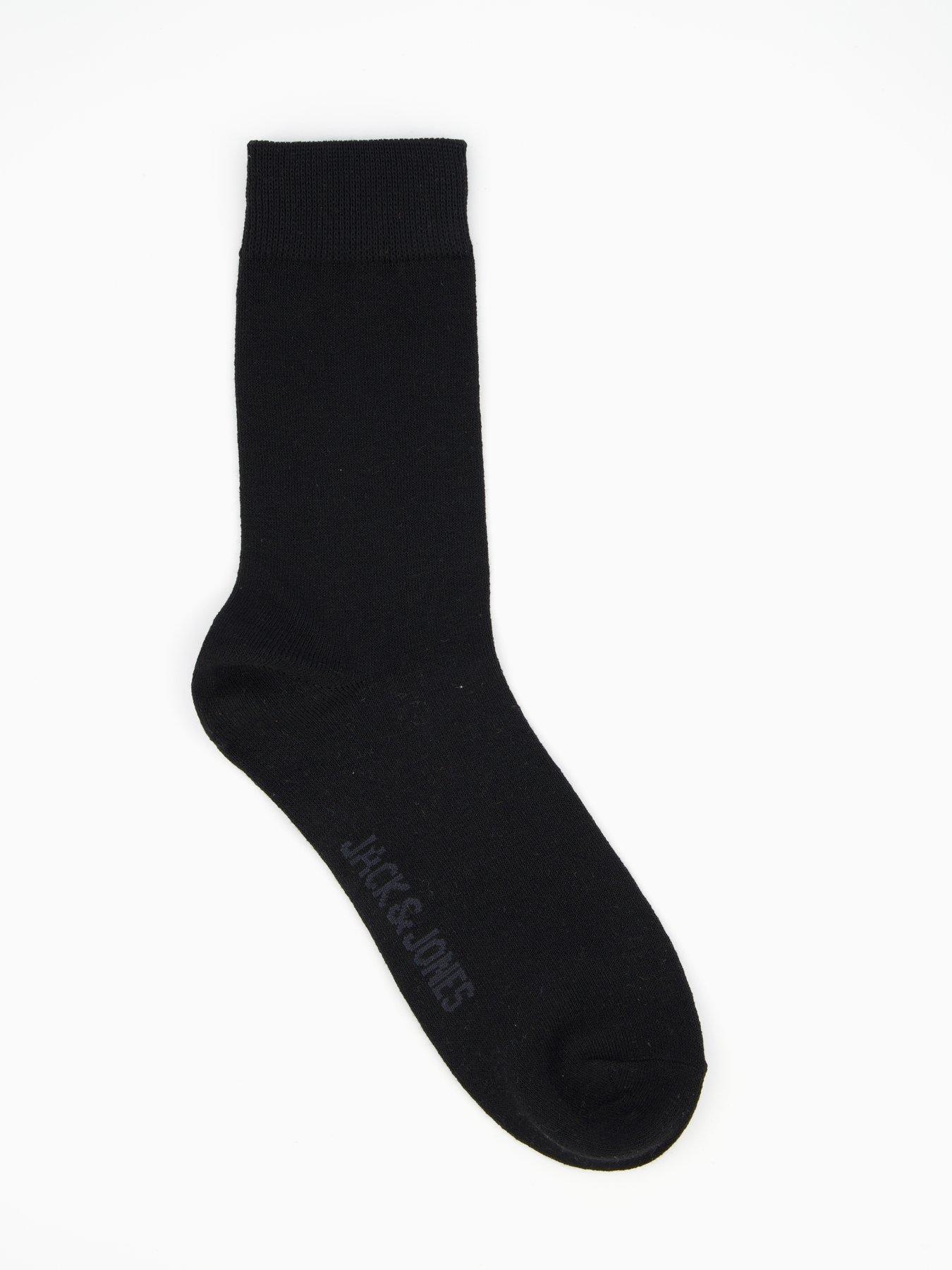 Image 2 of 3 of Jack & Jones Ordinary 3 Pack Ankle Socks - Black