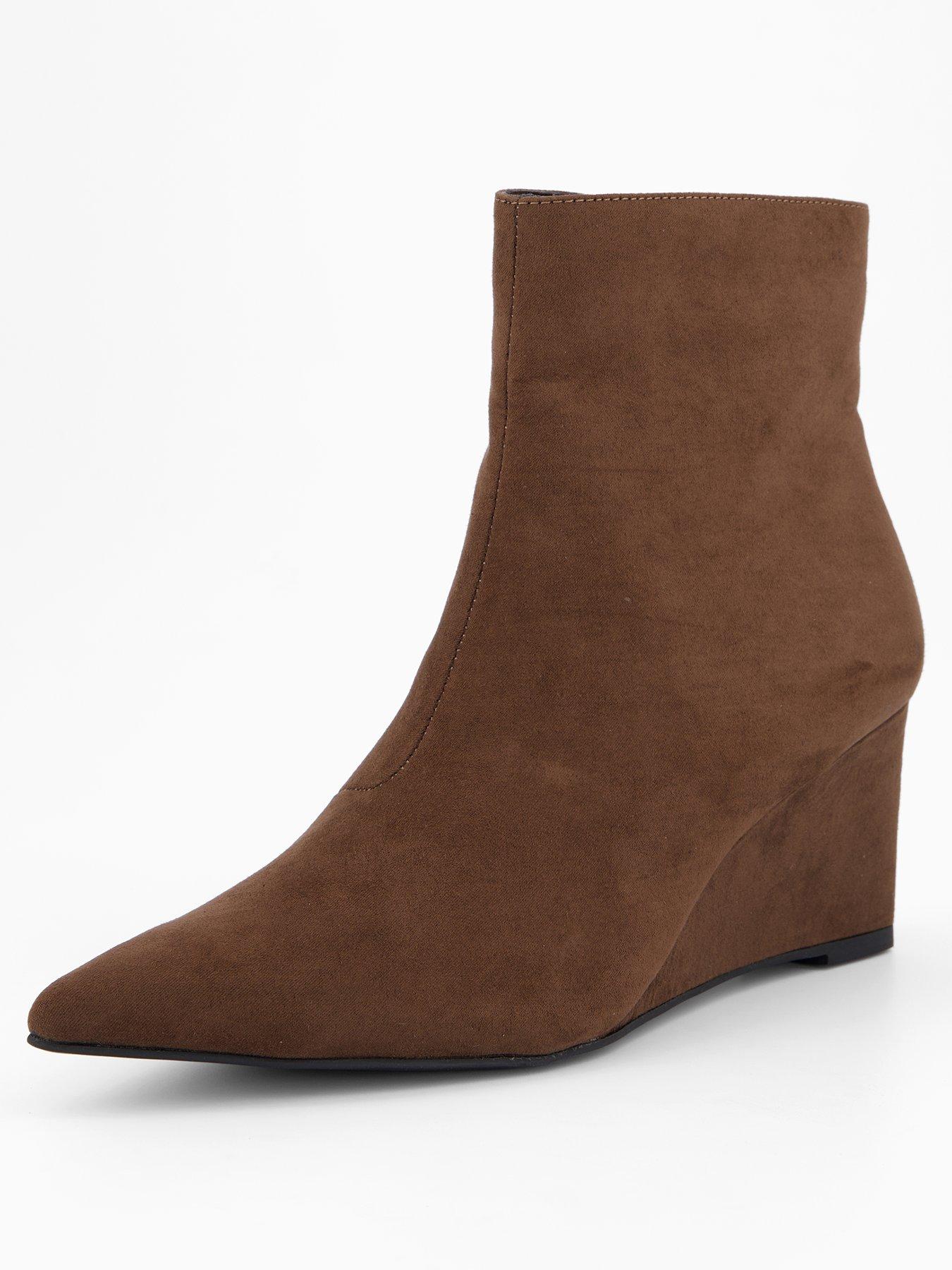 the-very-collection-wide-fit-wedge-ankle-boot-brownback