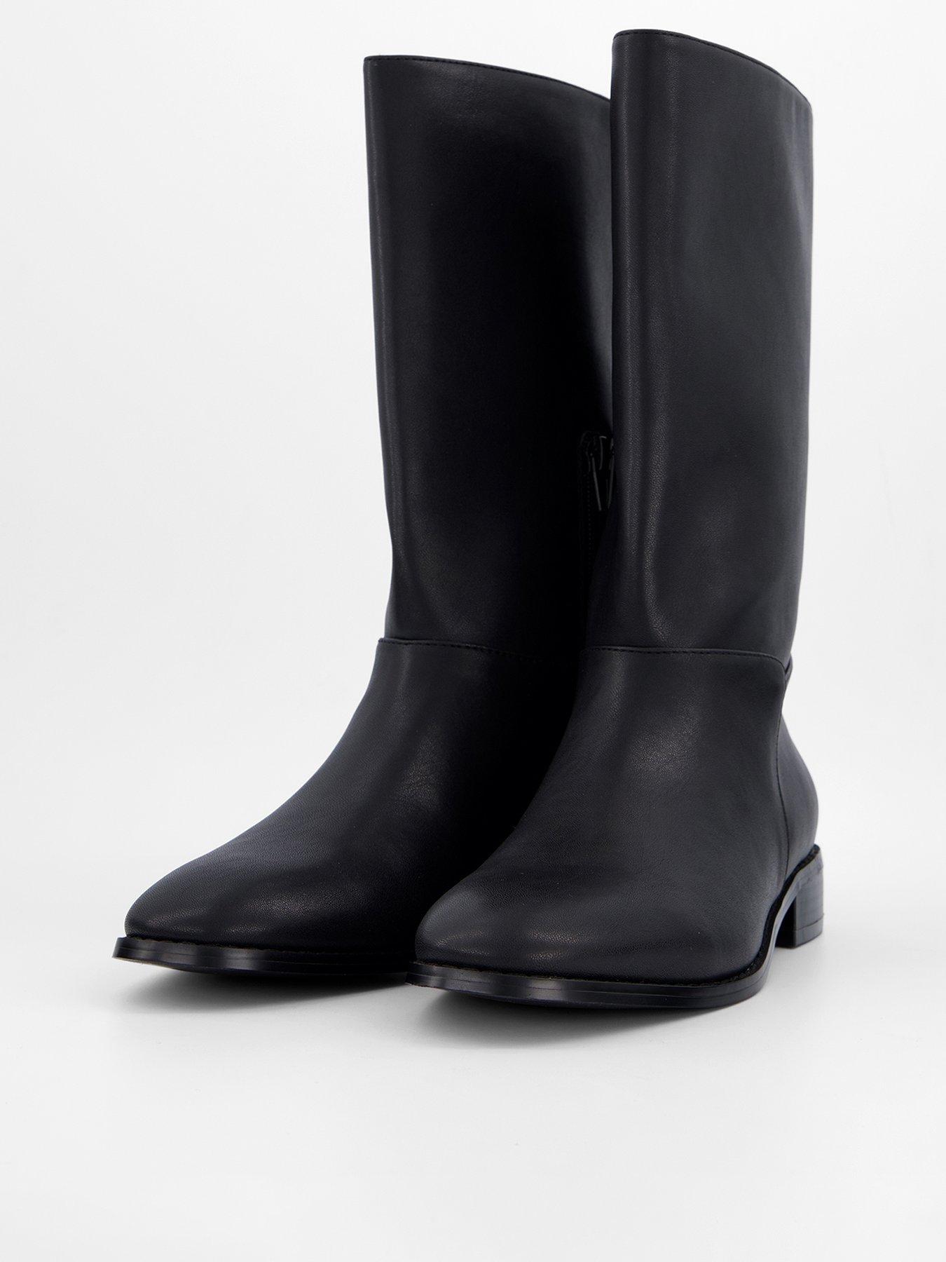 the-very-collection-low-block-heel-calf-length-boots-blackoutfit