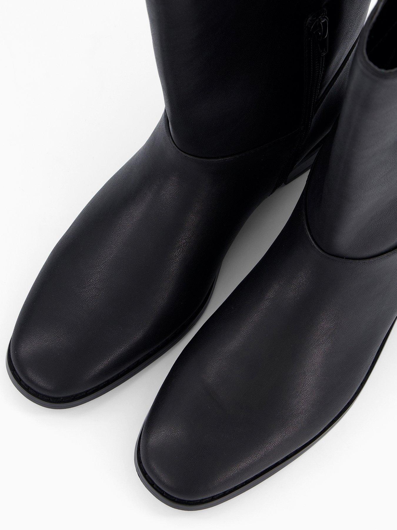 the-very-collection-low-block-heel-calf-length-boots-blackdetail